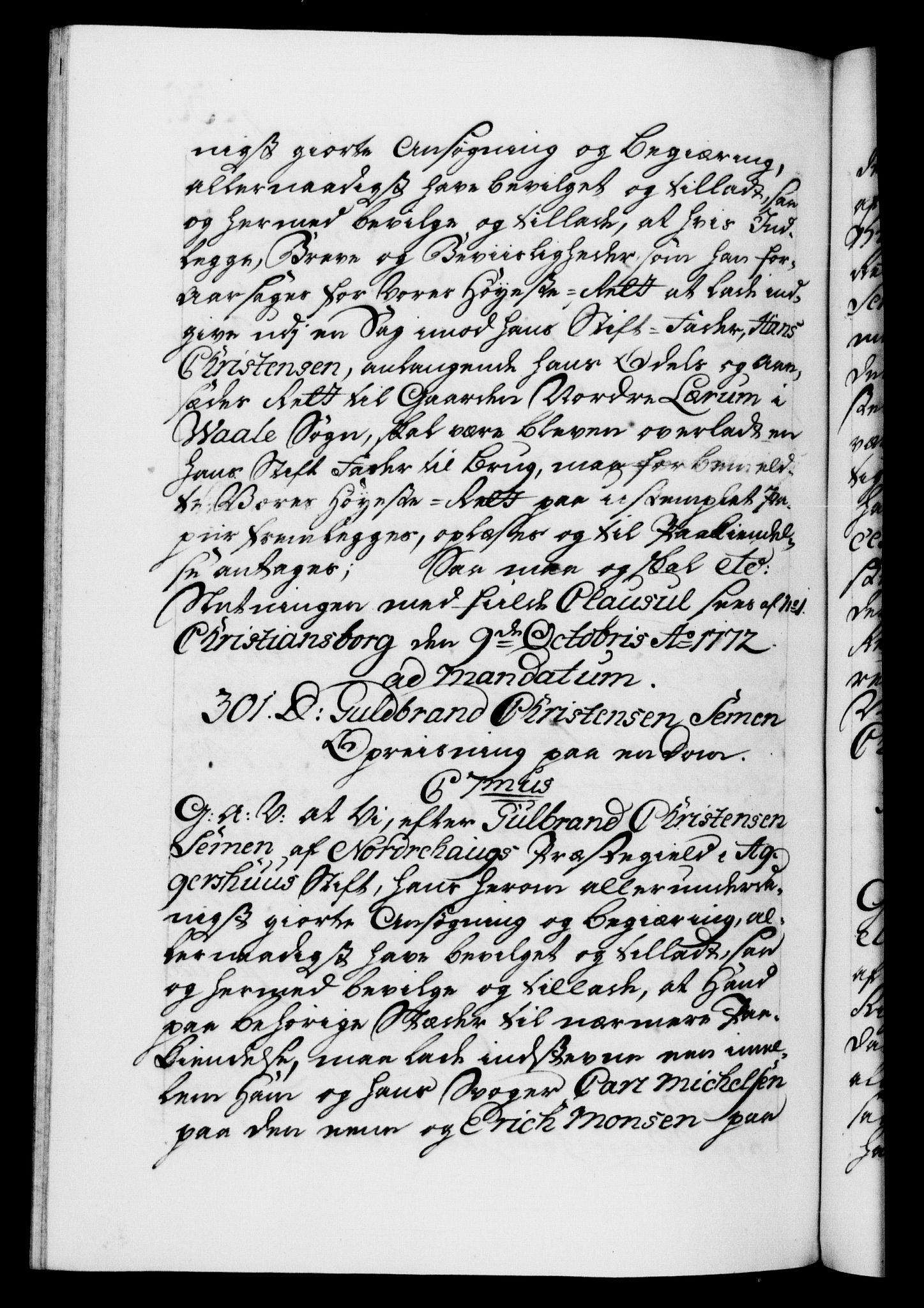 Danske Kanselli 1572-1799, AV/RA-EA-3023/F/Fc/Fca/Fcaa/L0045: Norske registre "Norske eller 3. dept.s åpne brev, 1771-1773, p. 430b