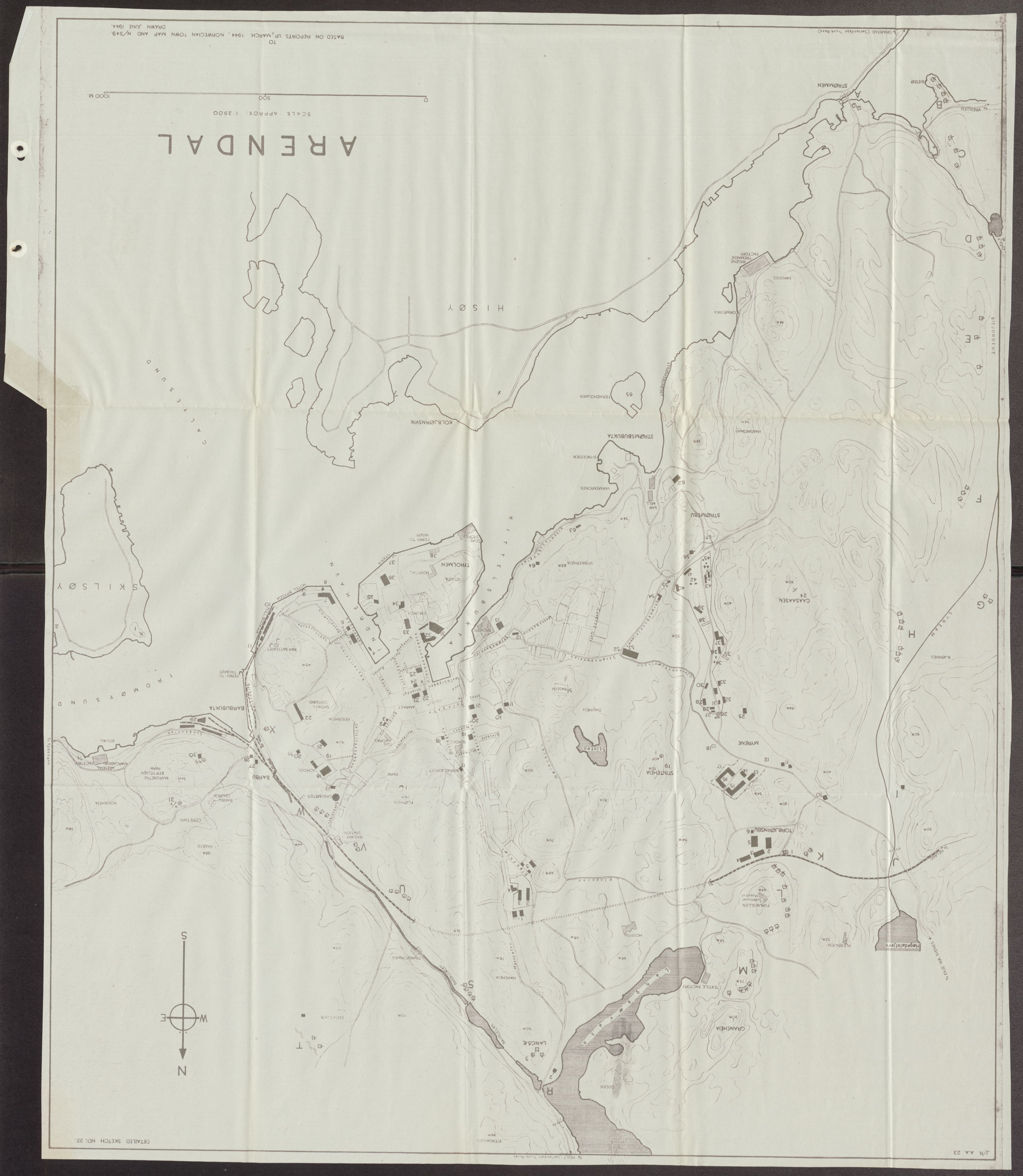 Forsvaret, Forsvarets overkommando II, AV/RA-RAFA-3915/D/Dd/L0002: Aust-Agder fylke, 1942-1944, p. 502