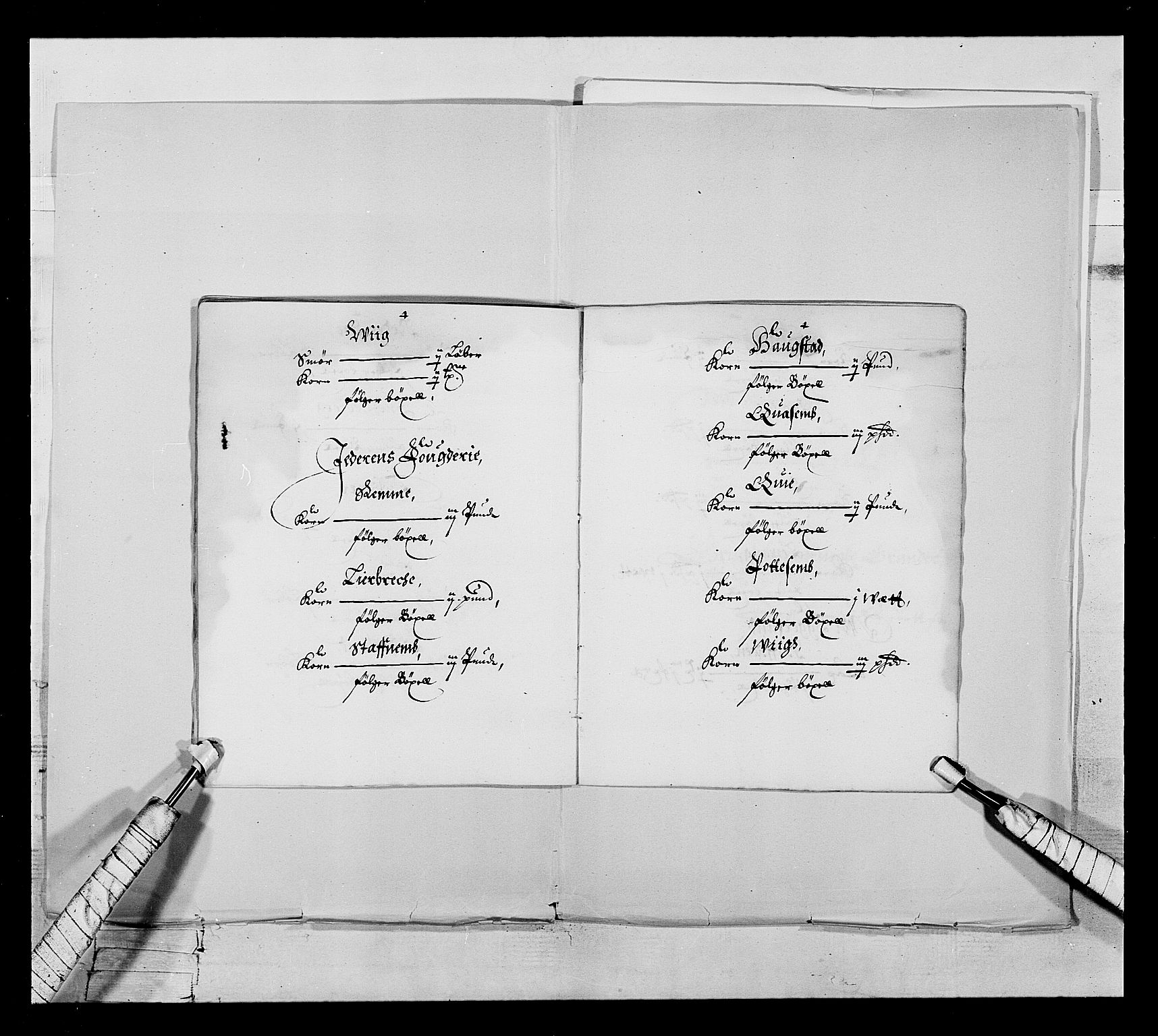 Stattholderembetet 1572-1771, AV/RA-EA-2870/Ek/L0021/0001: Jordebøker 1633-1658: / Adelsjordebøker innlevert til hyllingen i august 1648 og senere, 1648-1649, p. 208