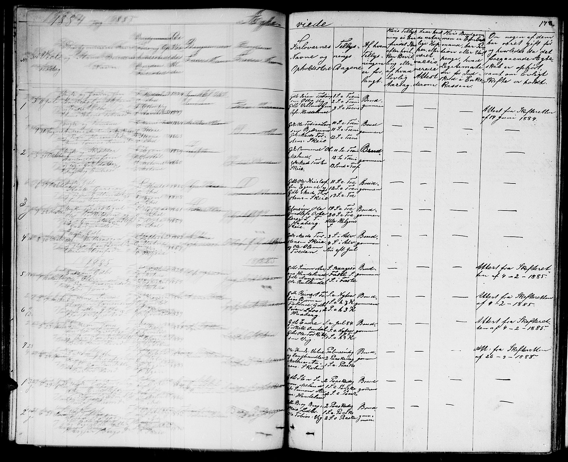 Hægebostad sokneprestkontor, AV/SAK-1111-0024/F/Fb/Fbb/L0002: Parish register (copy) no. B 2, 1851-1886, p. 178