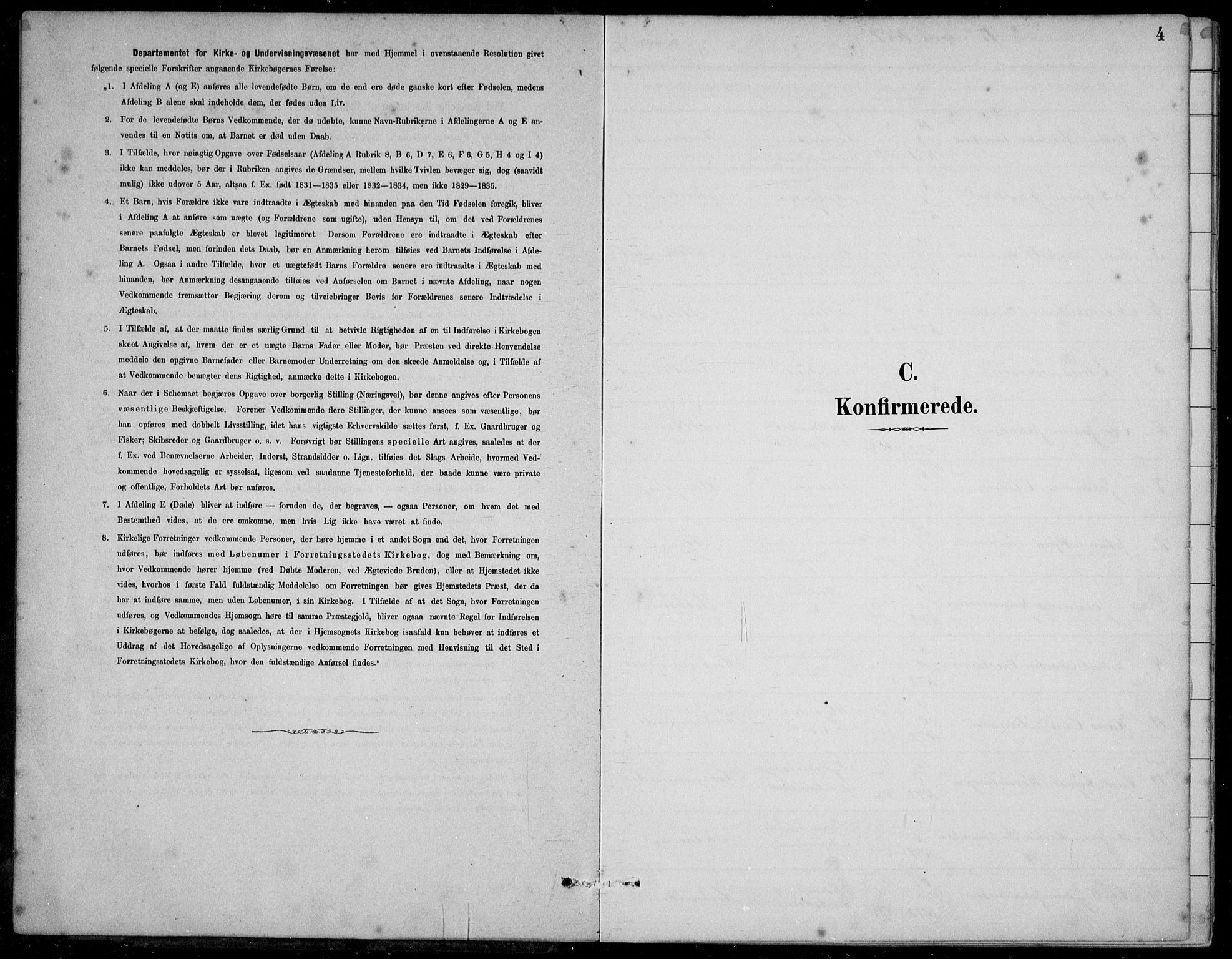 Årstad Sokneprestembete, SAB/A-79301/H/Hab/L0011: Parish register (copy) no. B 1, 1886-1901, p. 4