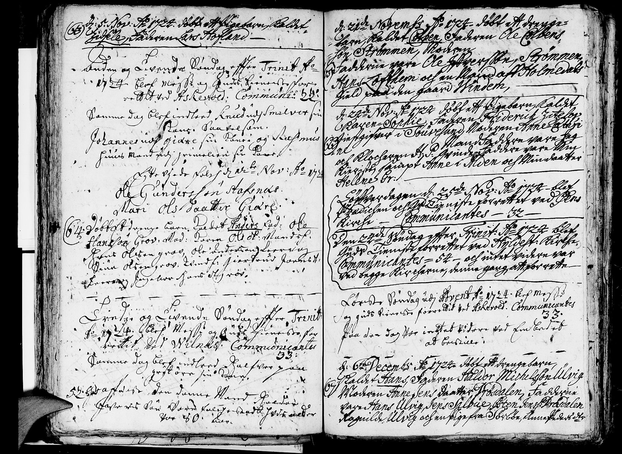 Askvoll sokneprestembete, SAB/A-79501/H/Haa/Haaa/L0005: Parish register (official) no. A 5, 1722-1733, p. 85