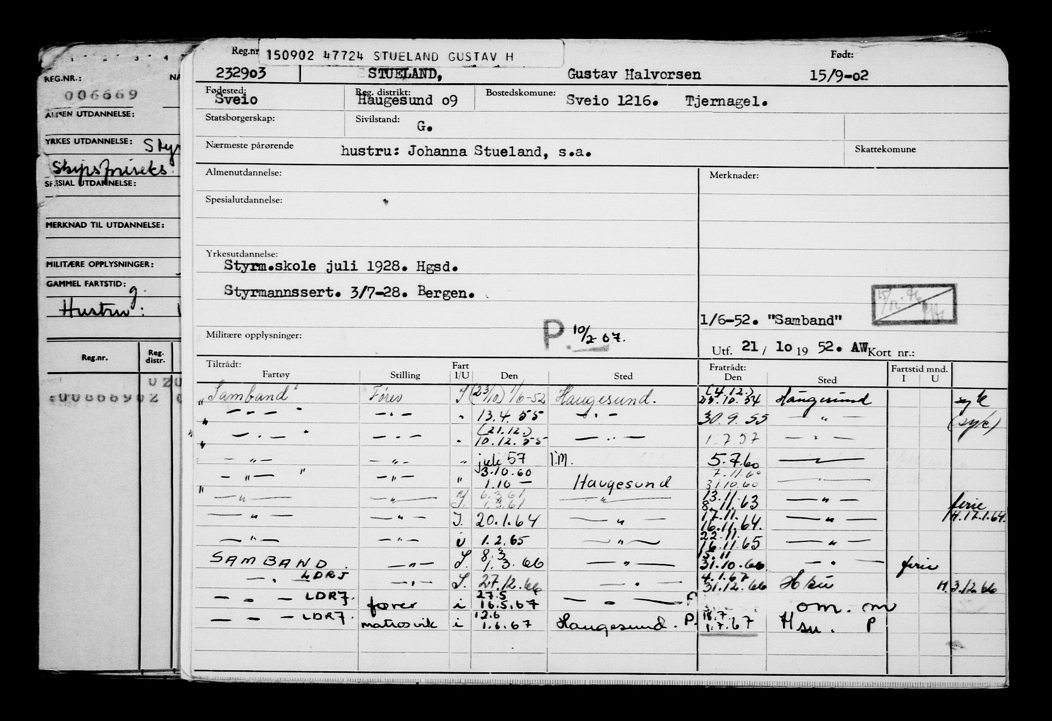 Direktoratet for sjømenn, AV/RA-S-3545/G/Gb/L0046: Hovedkort, 1902, p. 131