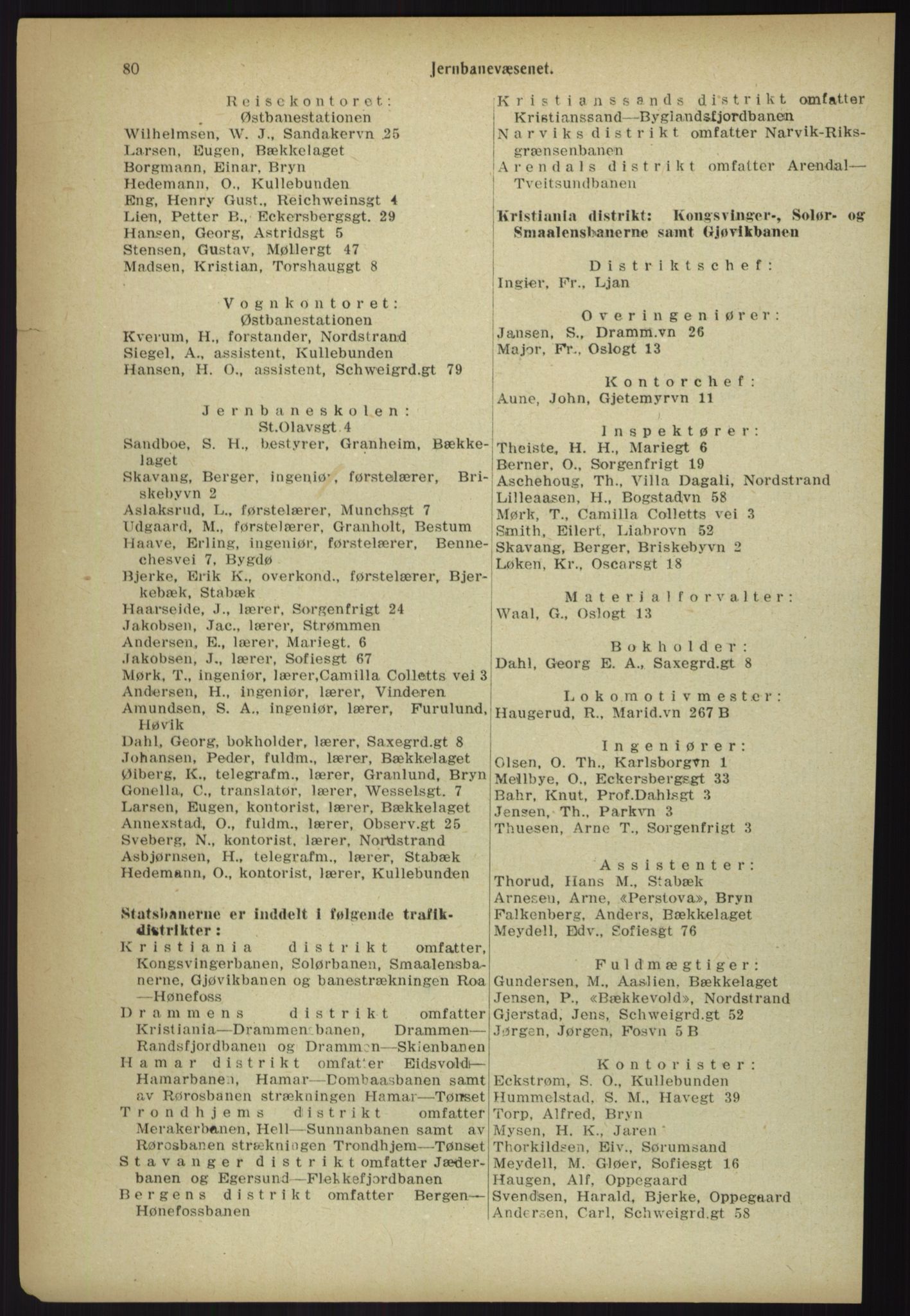 Kristiania/Oslo adressebok, PUBL/-, 1918, p. 87