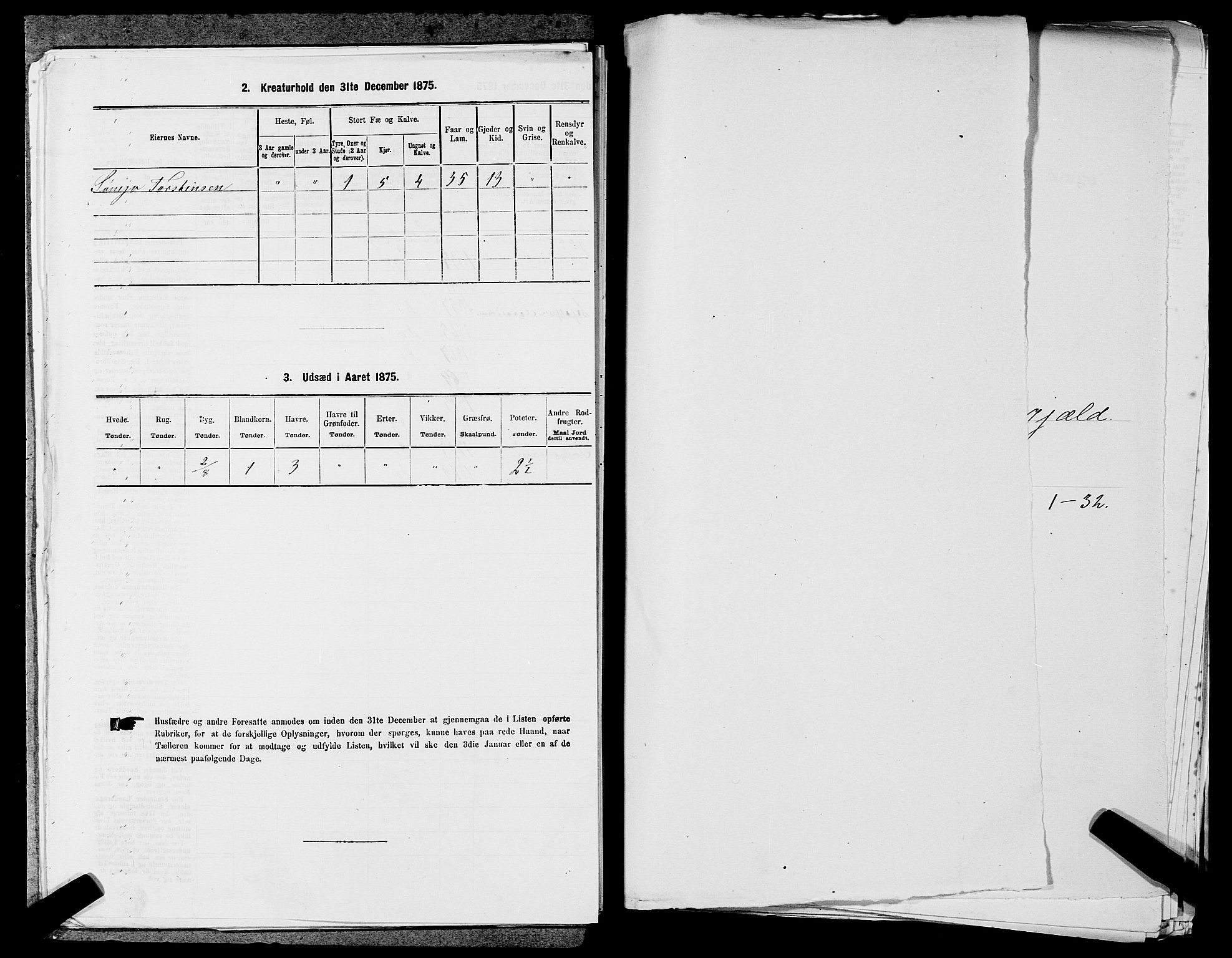 SAST, 1875 census for 1134P Suldal, 1875, p. 499