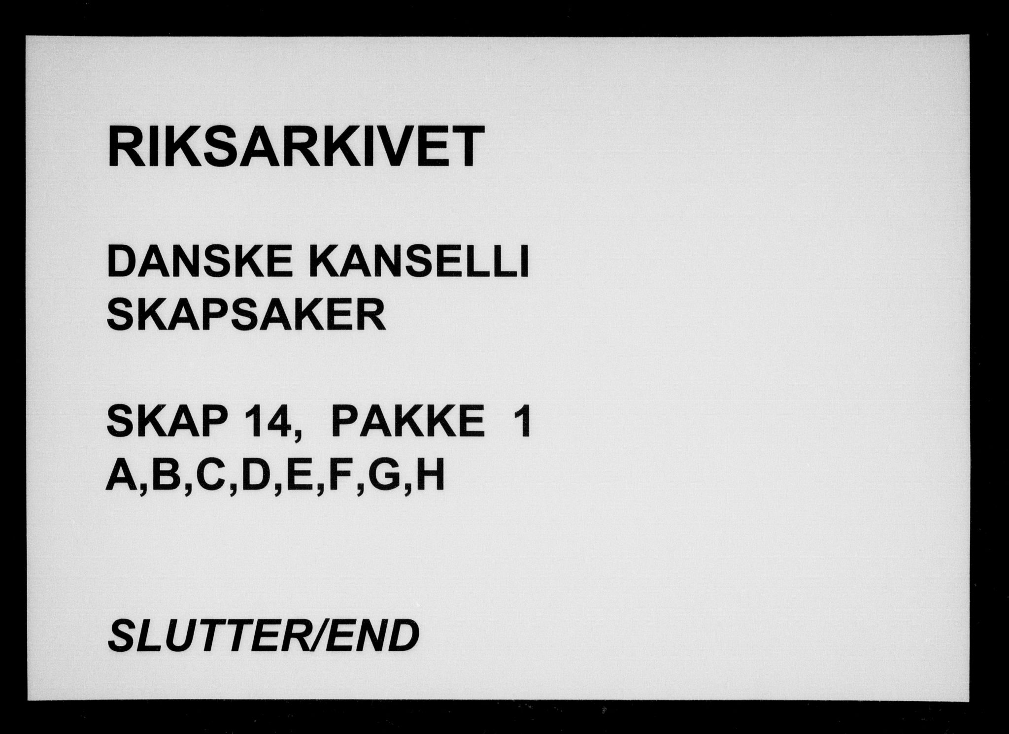 Danske Kanselli, Skapsaker, RA/EA-4061/F/L0053: Skap 14, pakke 1-4B, litra E, 1624-1723, p. 88