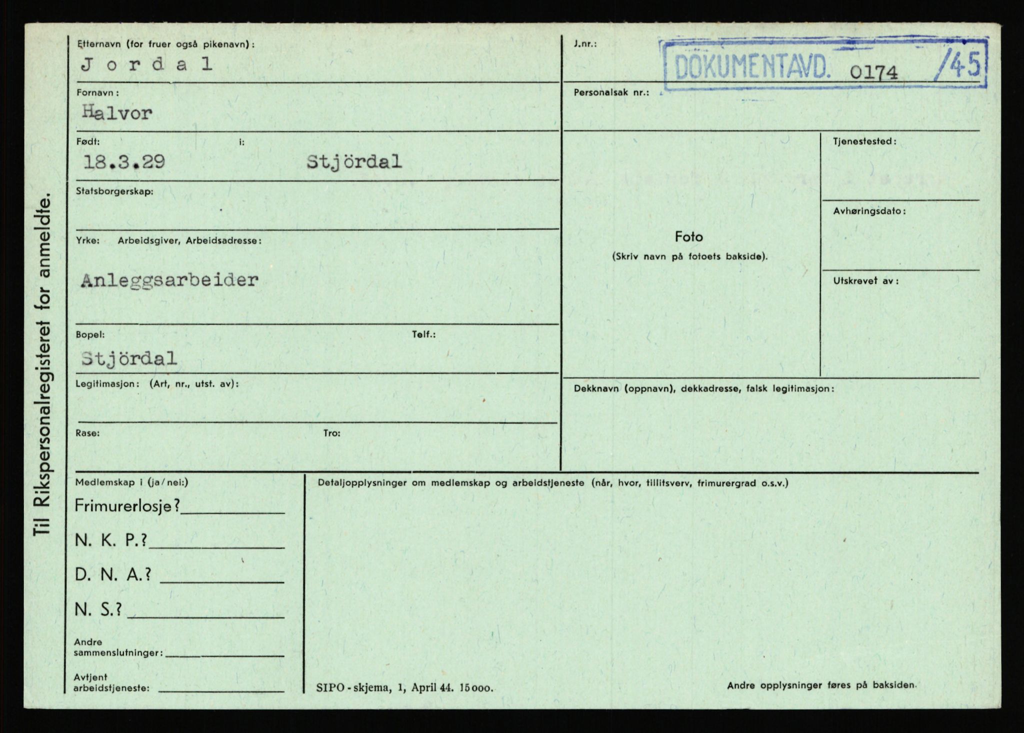 Statspolitiet - Hovedkontoret / Osloavdelingen, AV/RA-S-1329/C/Ca/L0008: Johan(nes)sen - Knoph, 1943-1945, p. 2437