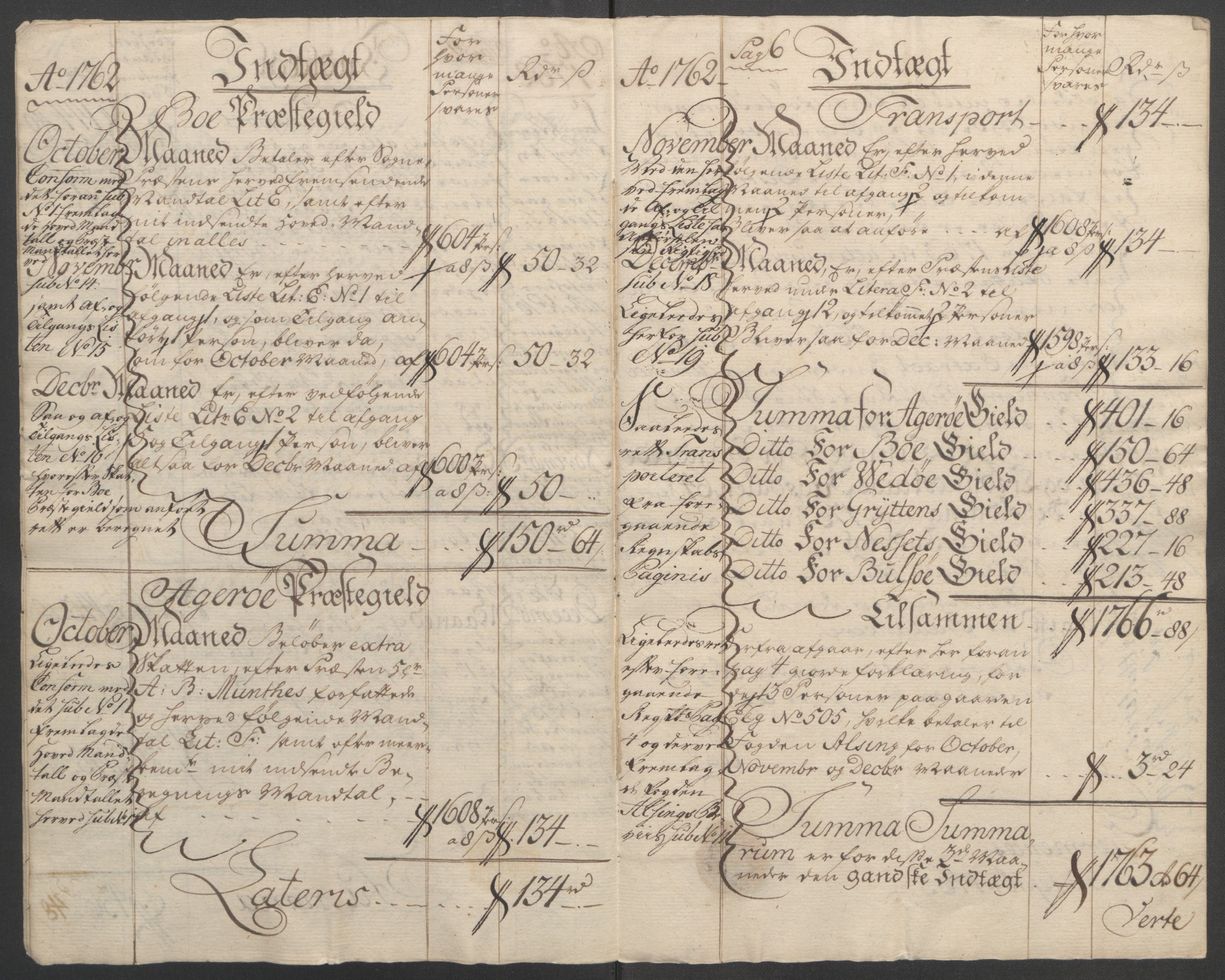 Rentekammeret inntil 1814, Reviderte regnskaper, Fogderegnskap, AV/RA-EA-4092/R55/L3730: Ekstraskatten Romsdal, 1762-1763, p. 5