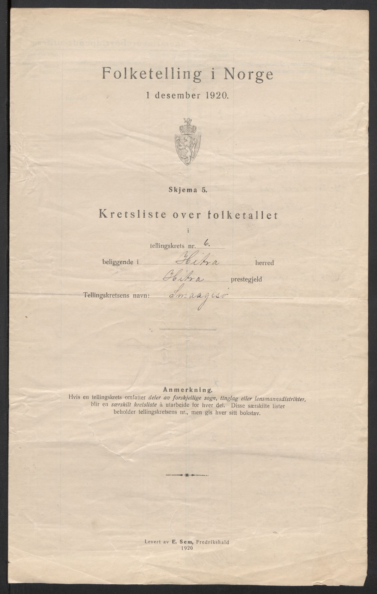 SAT, 1920 census for Hitra, 1920, p. 21