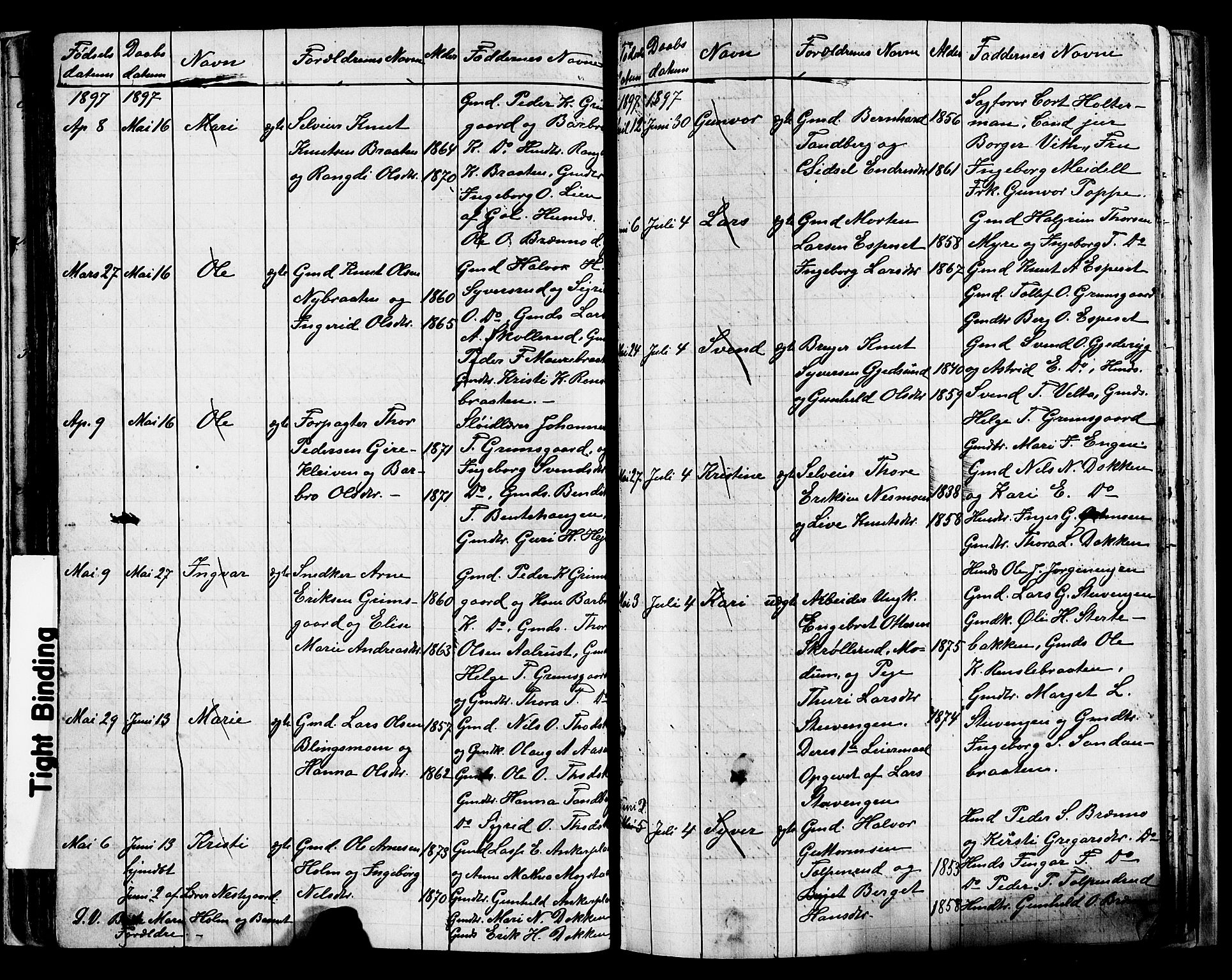 Nes kirkebøker, AV/SAKO-A-236/G/Ga/L0003: Parish register (copy) no. I 3, 1889-1909