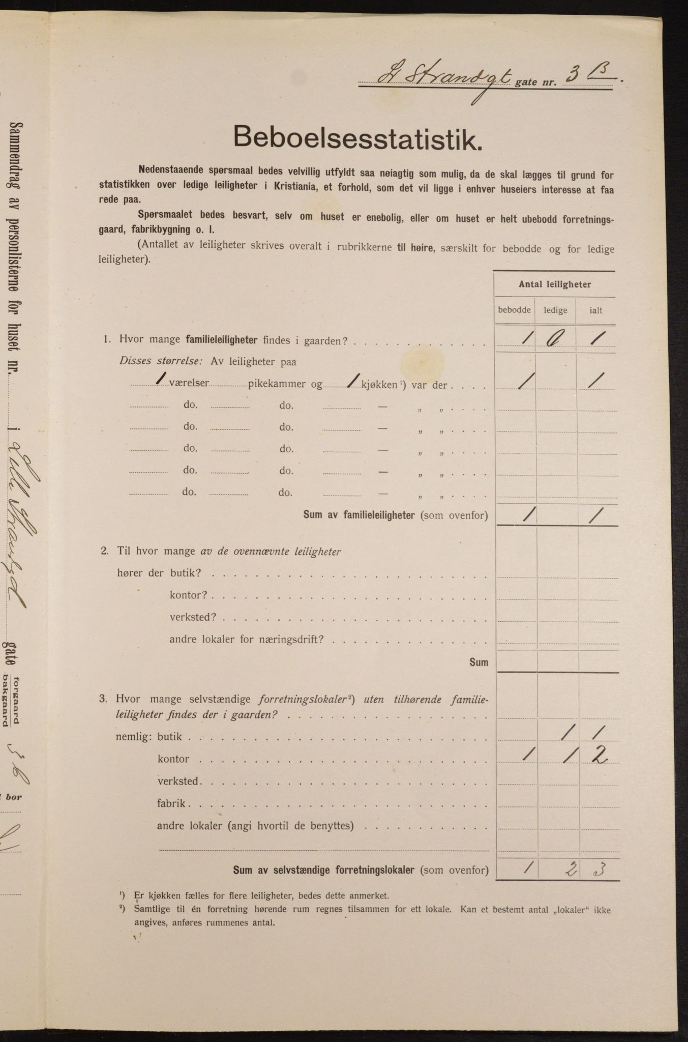 OBA, Municipal Census 1913 for Kristiania, 1913, p. 57359