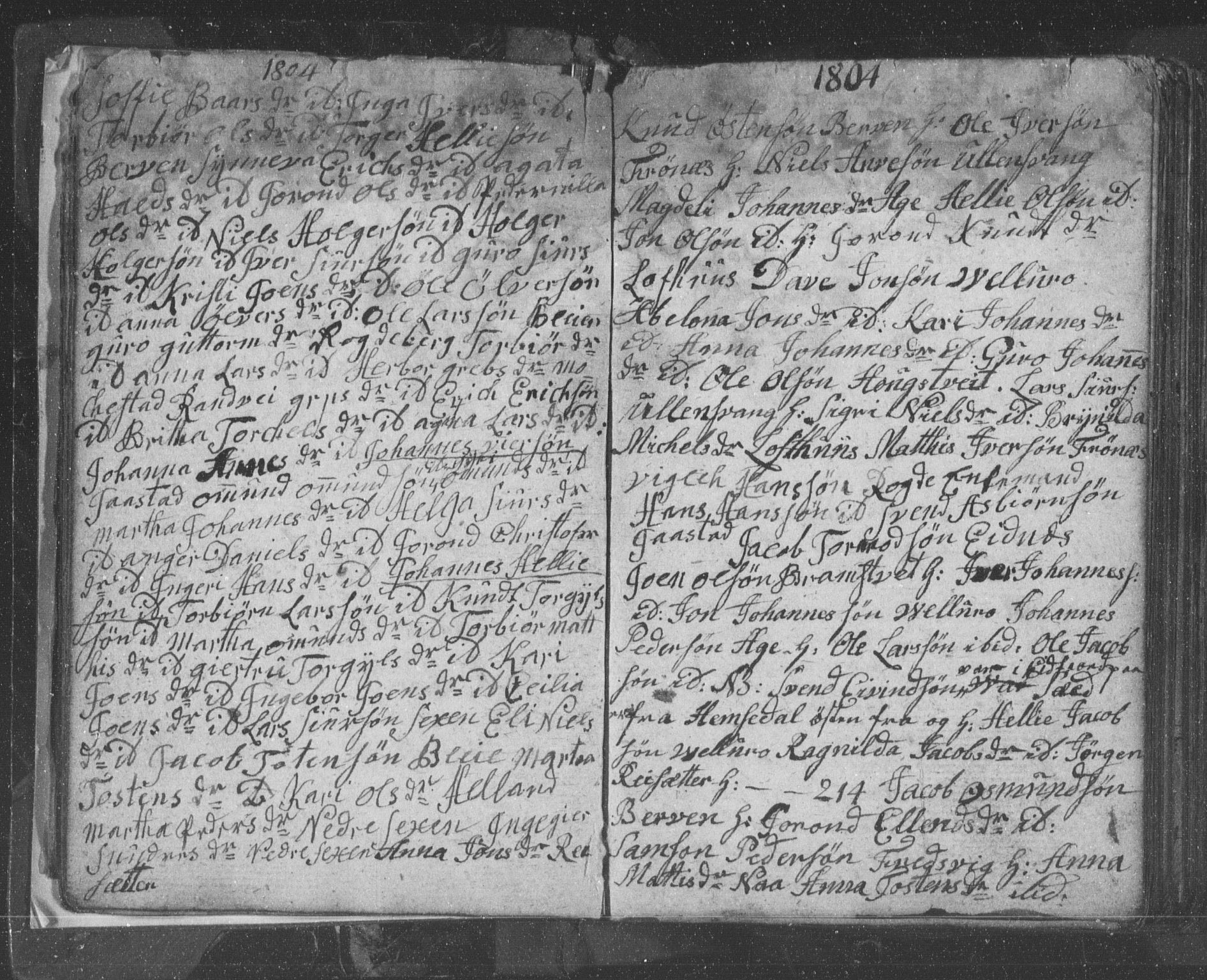 Ullensvang sokneprestembete, SAB/A-78701/H/Hab: Parish register (copy) no. B 8, 1804-1811