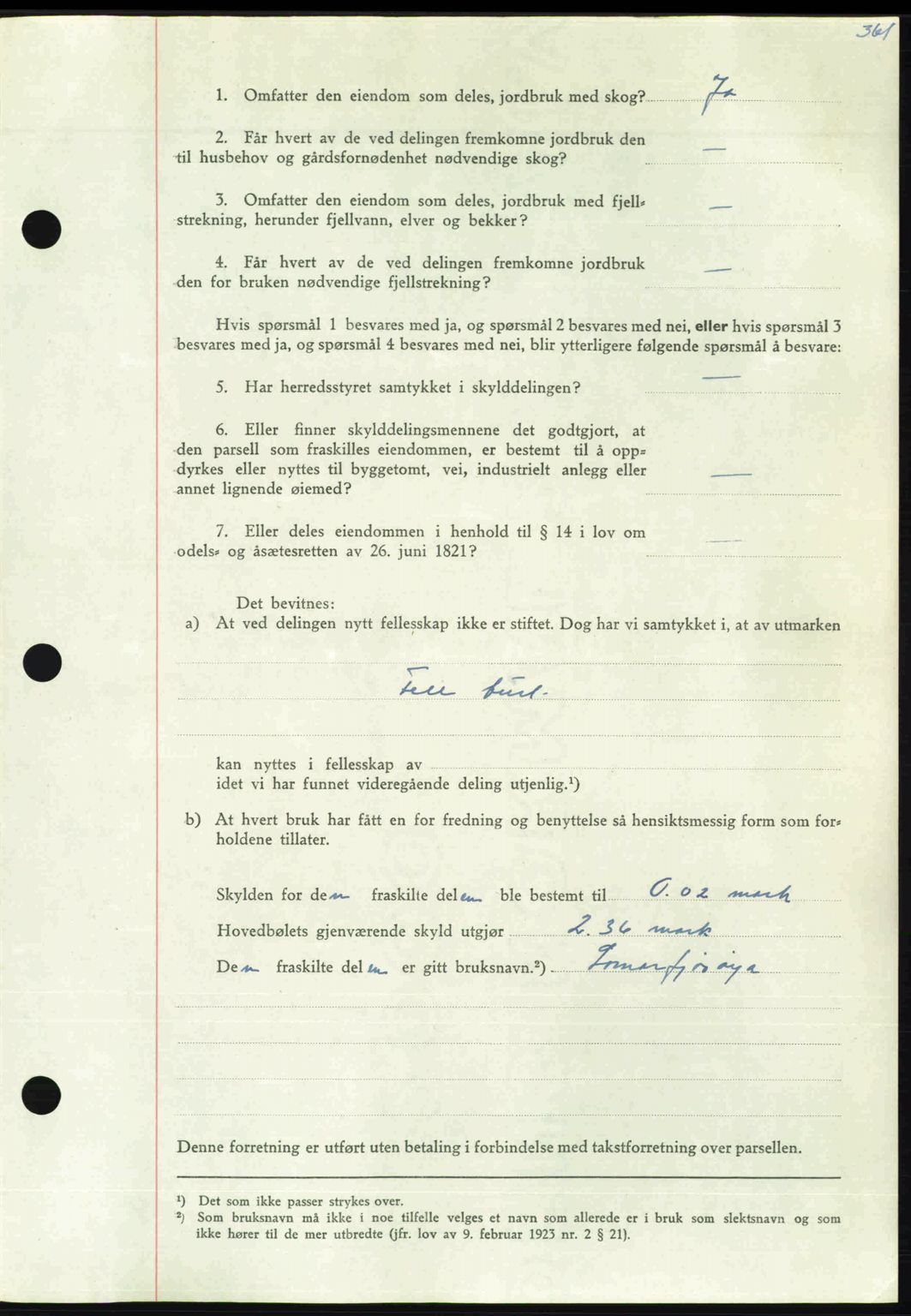 Nordmøre sorenskriveri, AV/SAT-A-4132/1/2/2Ca: Mortgage book no. A114, 1950-1950, Diary no: : 738/1950