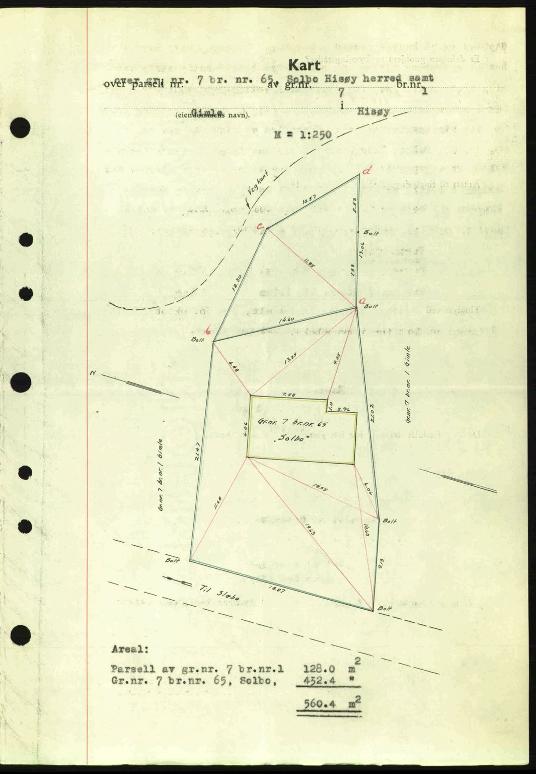 Nedenes sorenskriveri, AV/SAK-1221-0006/G/Gb/Gba/L0052: Mortgage book no. A6a, 1944-1945, Diary no: : 948/1944