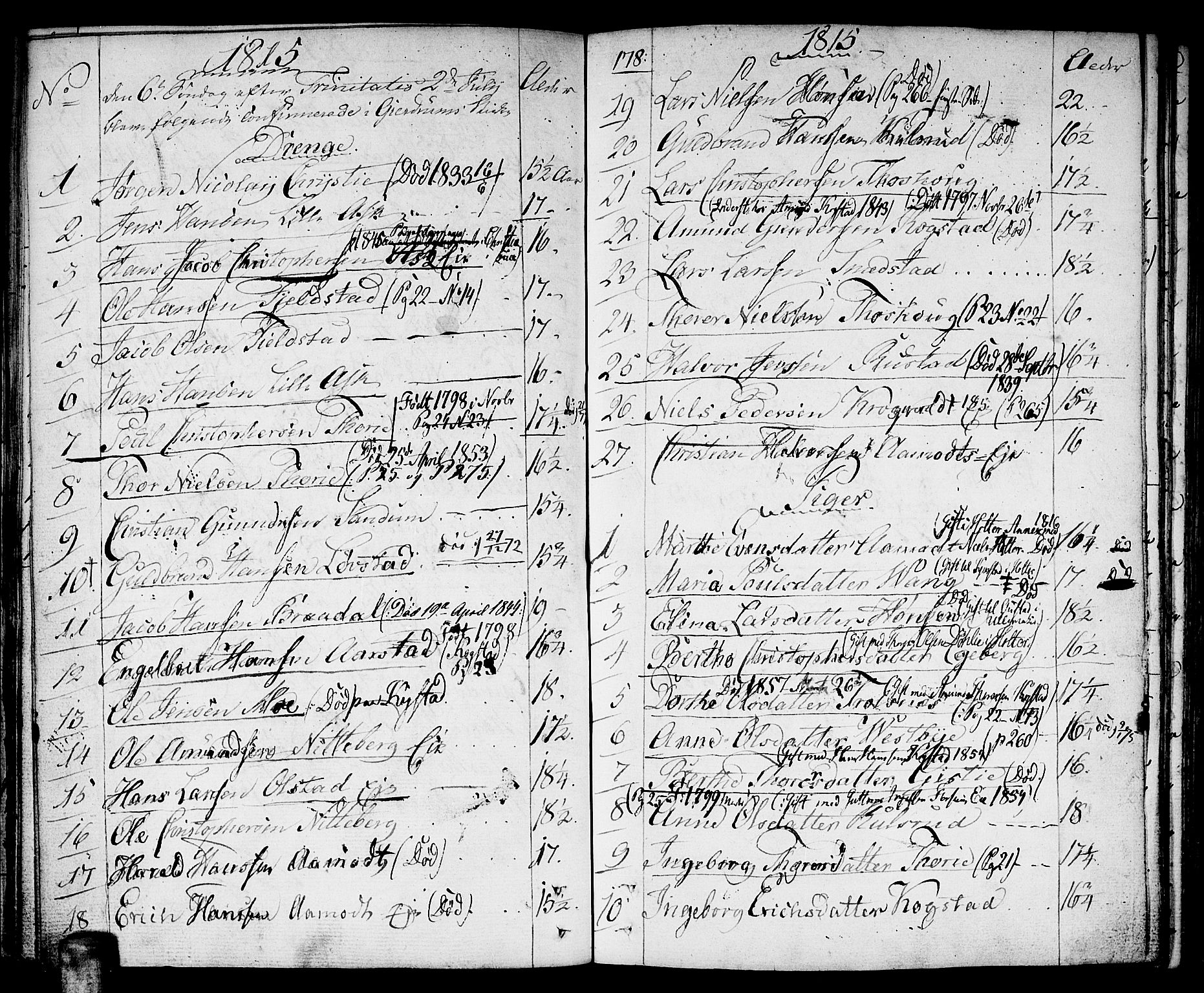 Gjerdrum prestekontor Kirkebøker, SAO/A-10412b/F/Fa/L0003: Parish register (official) no. I 3, 1798-1815, p. 178