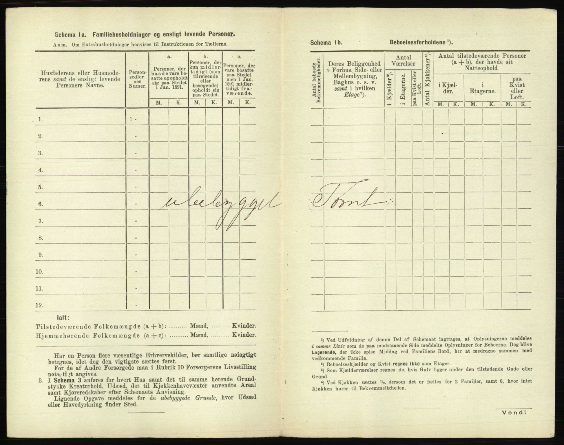 RA, 1891 census for 0104 Moss, 1891, p. 573