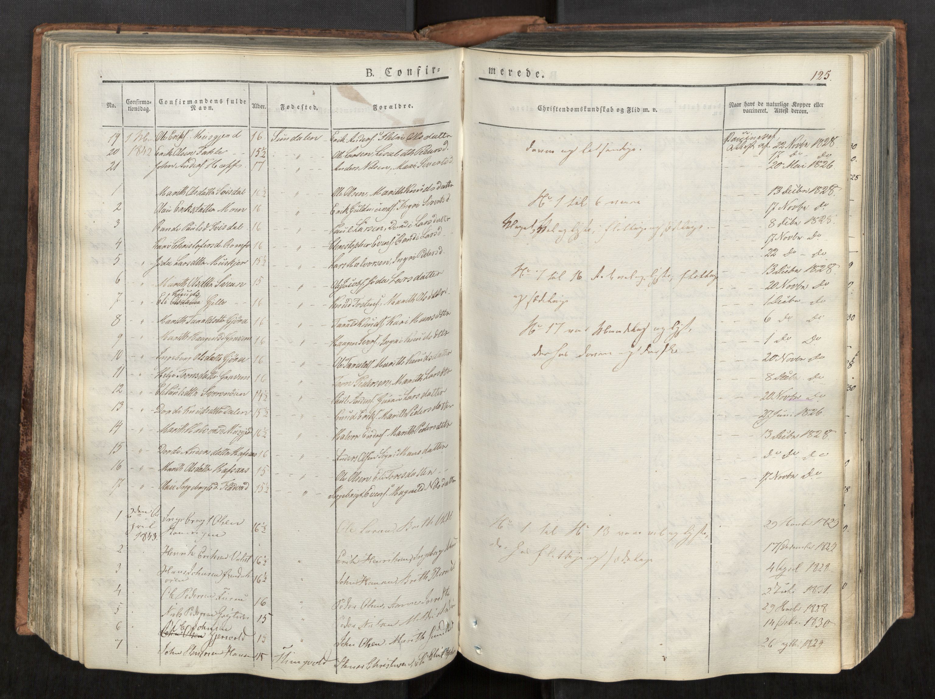 Ministerialprotokoller, klokkerbøker og fødselsregistre - Møre og Romsdal, SAT/A-1454/590/L1012: Parish register (official) no. 590A04, 1832-1846, p. 125