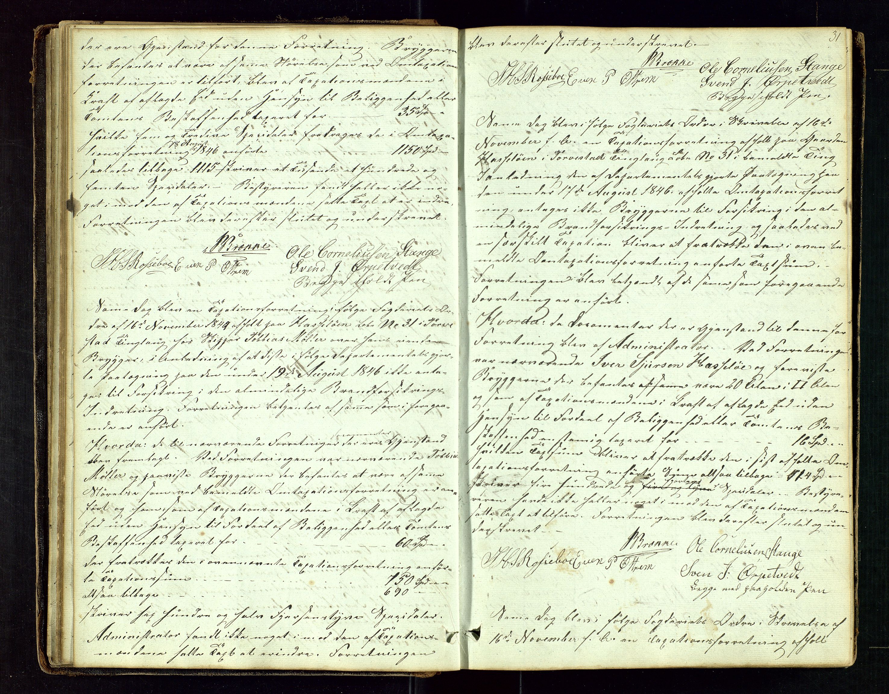 Norges Brannkasse Haugesund, AV/SAST-A-102142/0001/O/L0001: Branntakstprotokoll, 1846-1867, p. 30b-31a