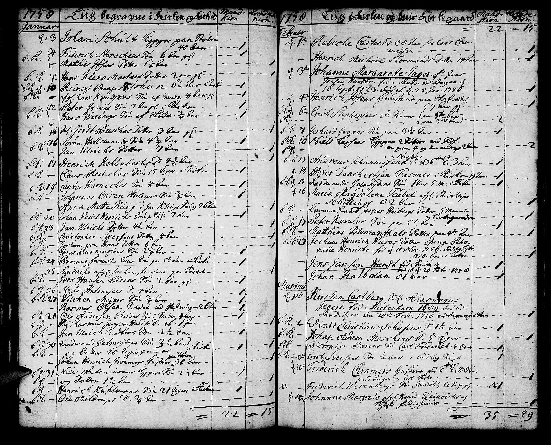 Korskirken sokneprestembete, SAB/A-76101/H/Haa/L0011: Parish register (official) no. A 11, 1731-1785, p. 164