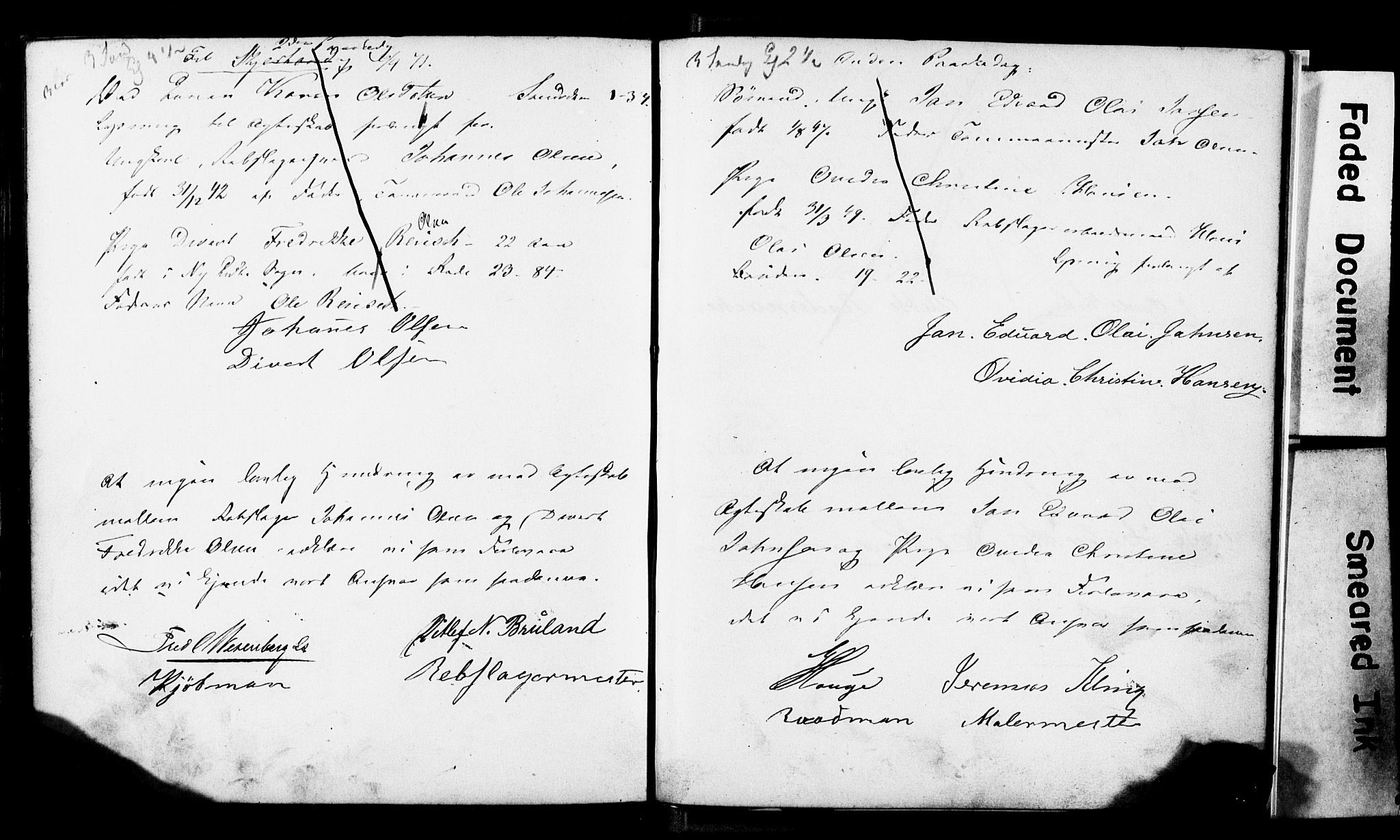 Korskirken sokneprestembete, AV/SAB-A-76101: Best man's statements no. II.5.3, 1865-1871, p. 221