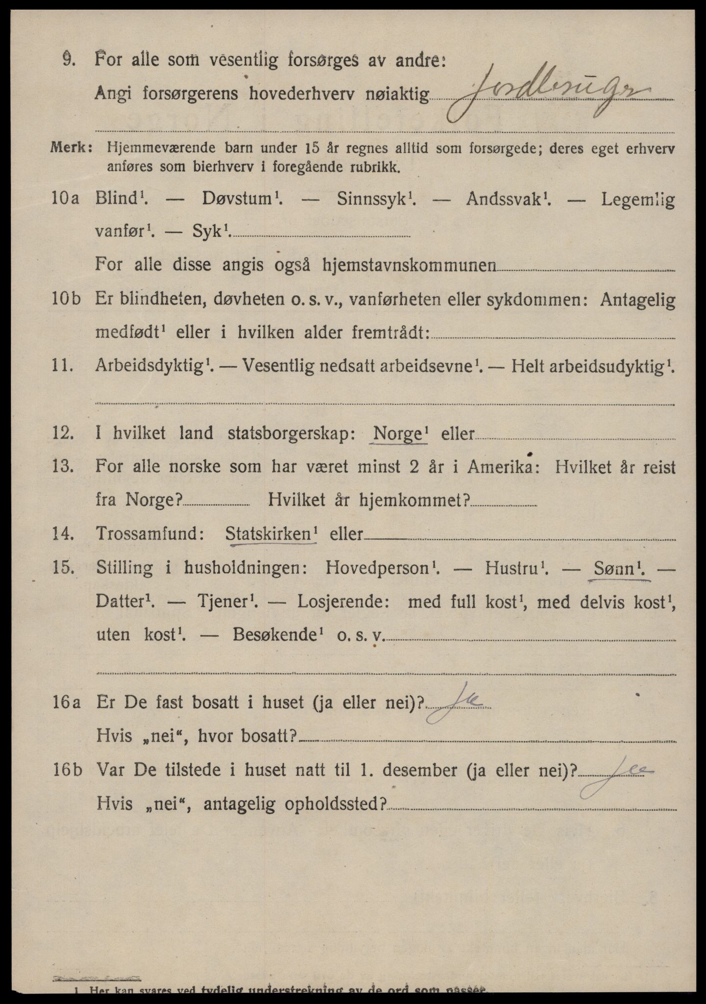 SAT, 1920 census for Øre, 1920, p. 2028