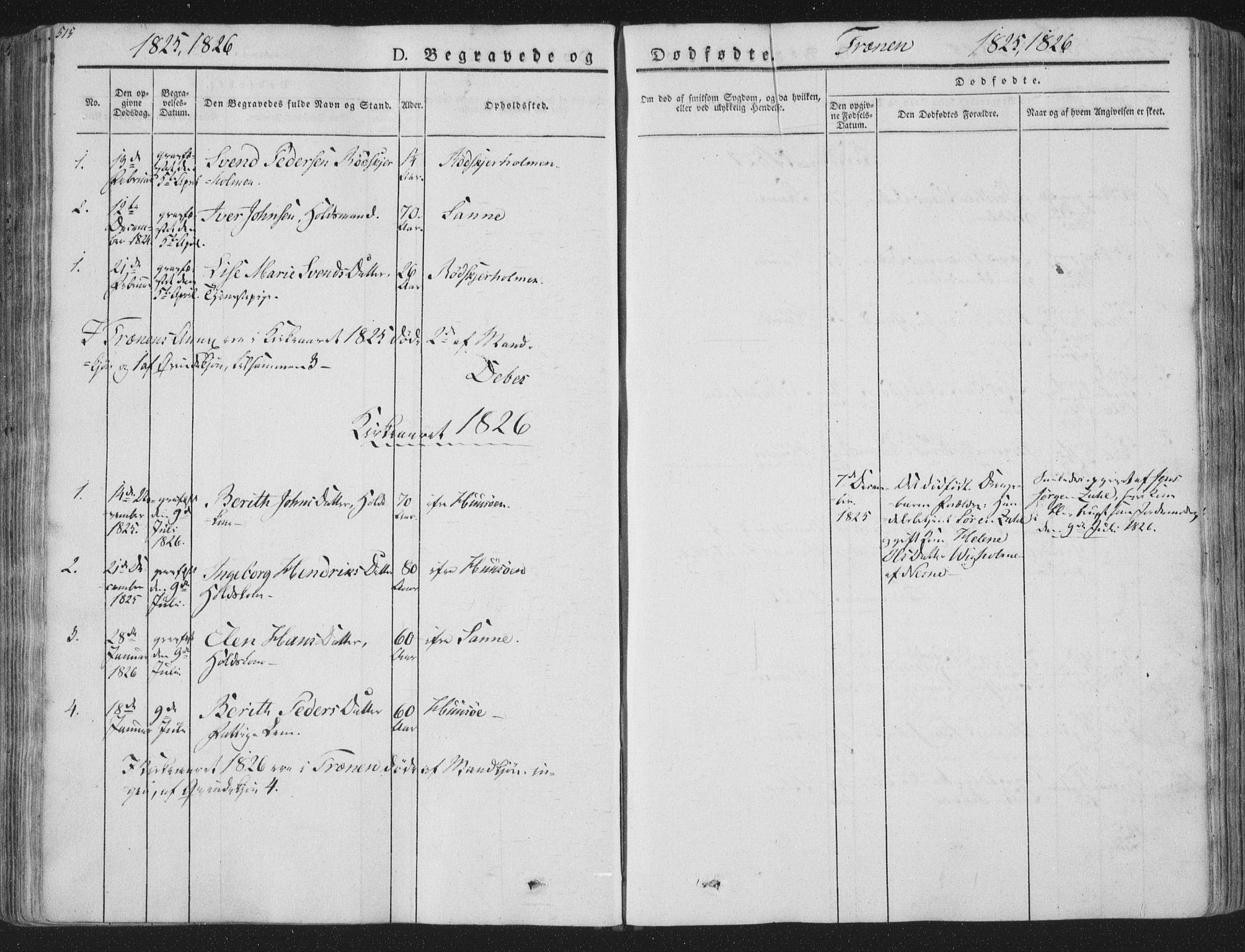 Ministerialprotokoller, klokkerbøker og fødselsregistre - Nordland, SAT/A-1459/839/L0566: Parish register (official) no. 839A03, 1825-1862, p. 515