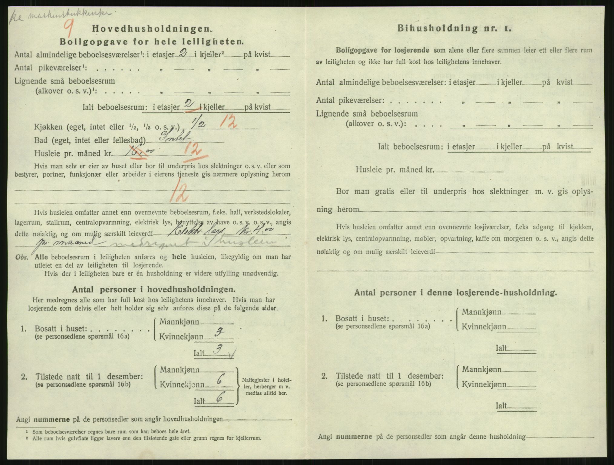 SAT, 1920 census for Namsos, 1920, p. 1322