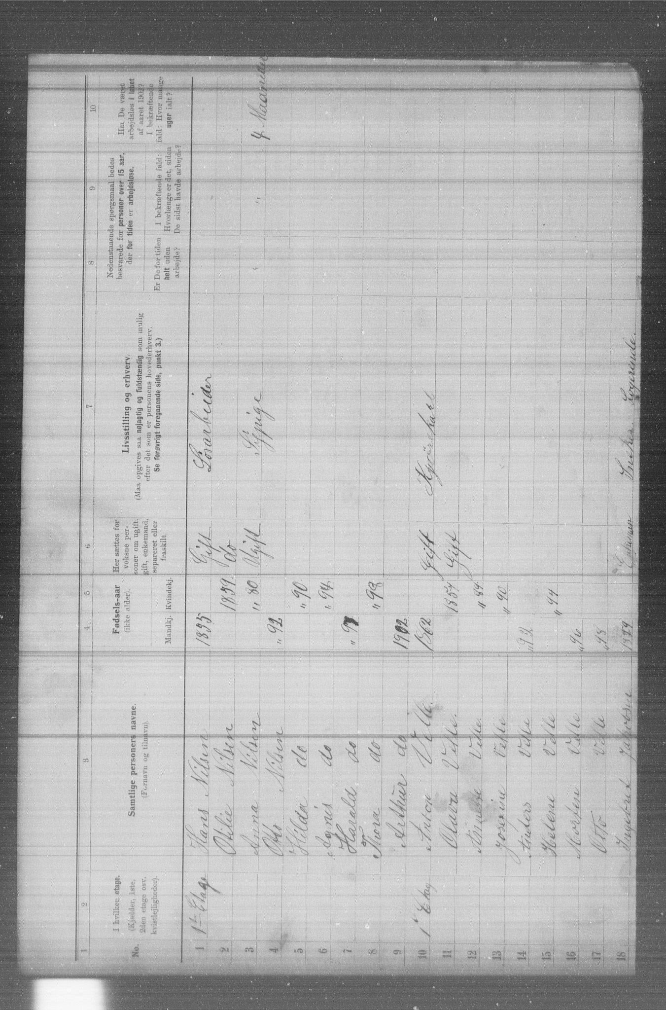 OBA, Municipal Census 1902 for Kristiania, 1902, p. 2772