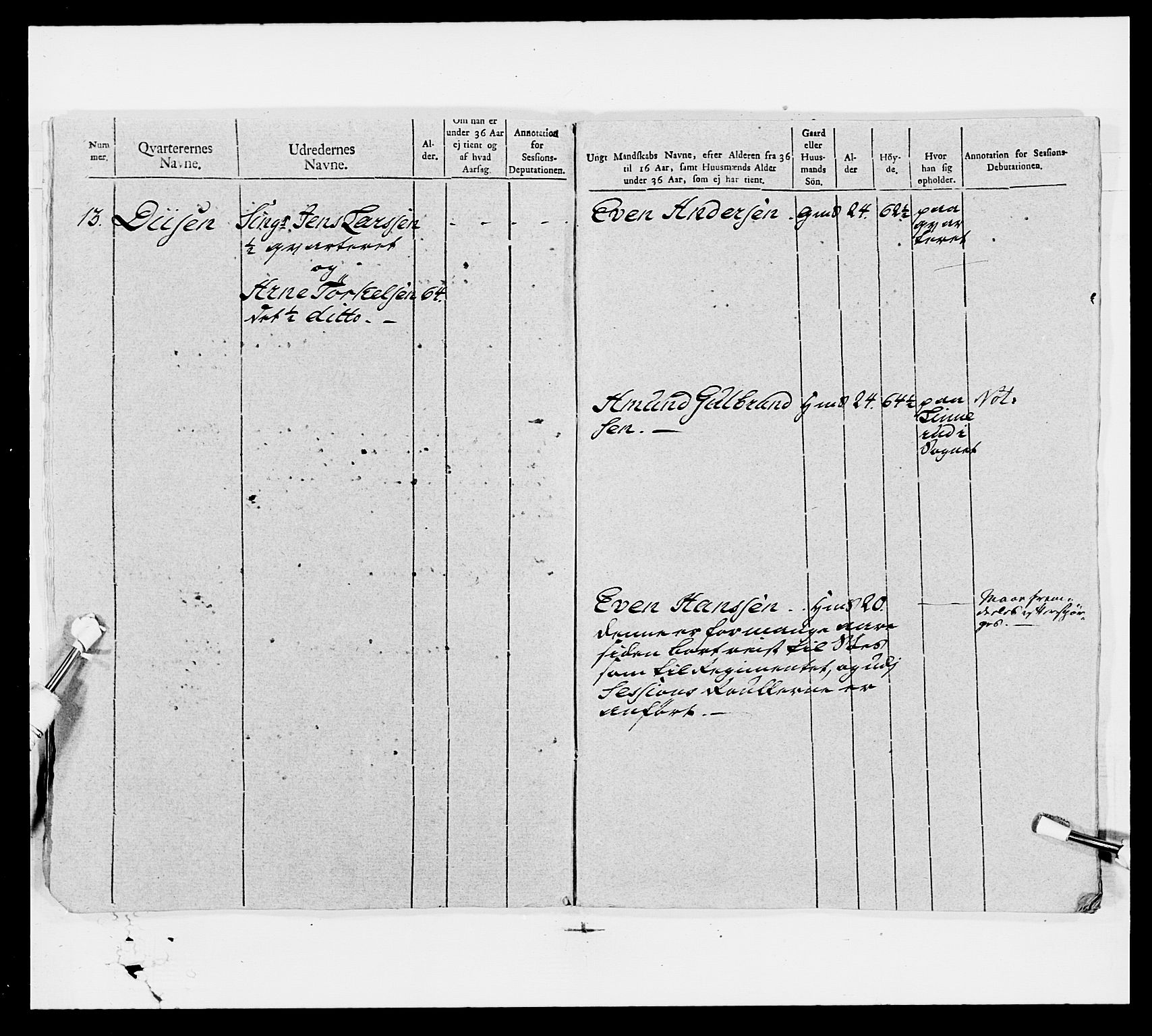 Generalitets- og kommissariatskollegiet, Det kongelige norske kommissariatskollegium, AV/RA-EA-5420/E/Eh/L0006: Akershusiske dragonregiment, 1796-1800, p. 419