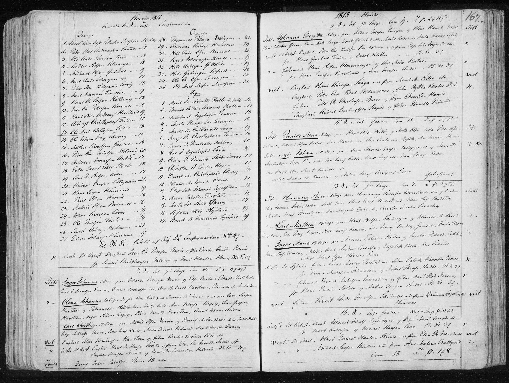 Ministerialprotokoller, klokkerbøker og fødselsregistre - Nordland, SAT/A-1459/830/L0444: Parish register (official) no. 830A08, 1801-1819, p. 167