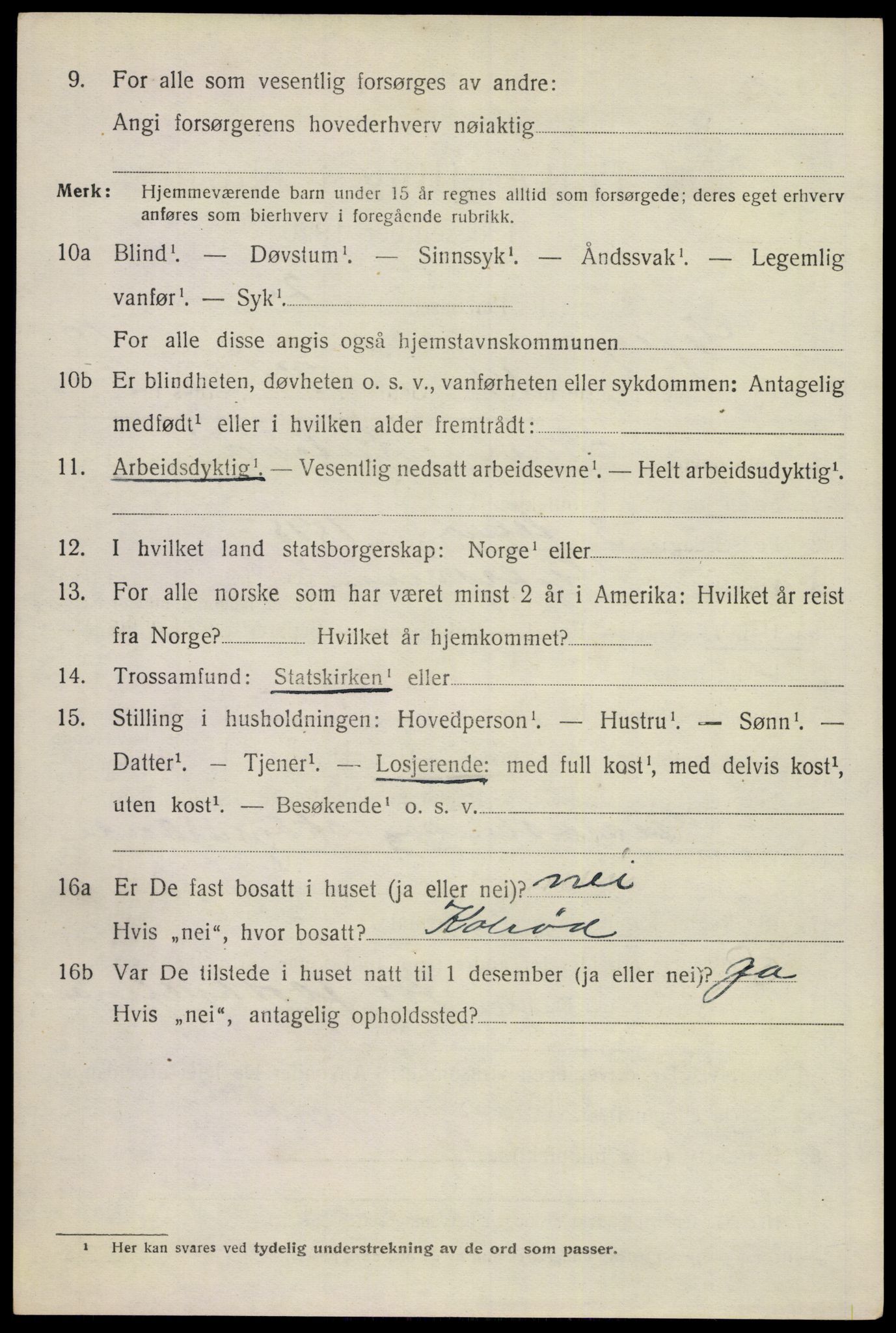 SAKO, 1920 census for Gjerpen, 1920, p. 11611