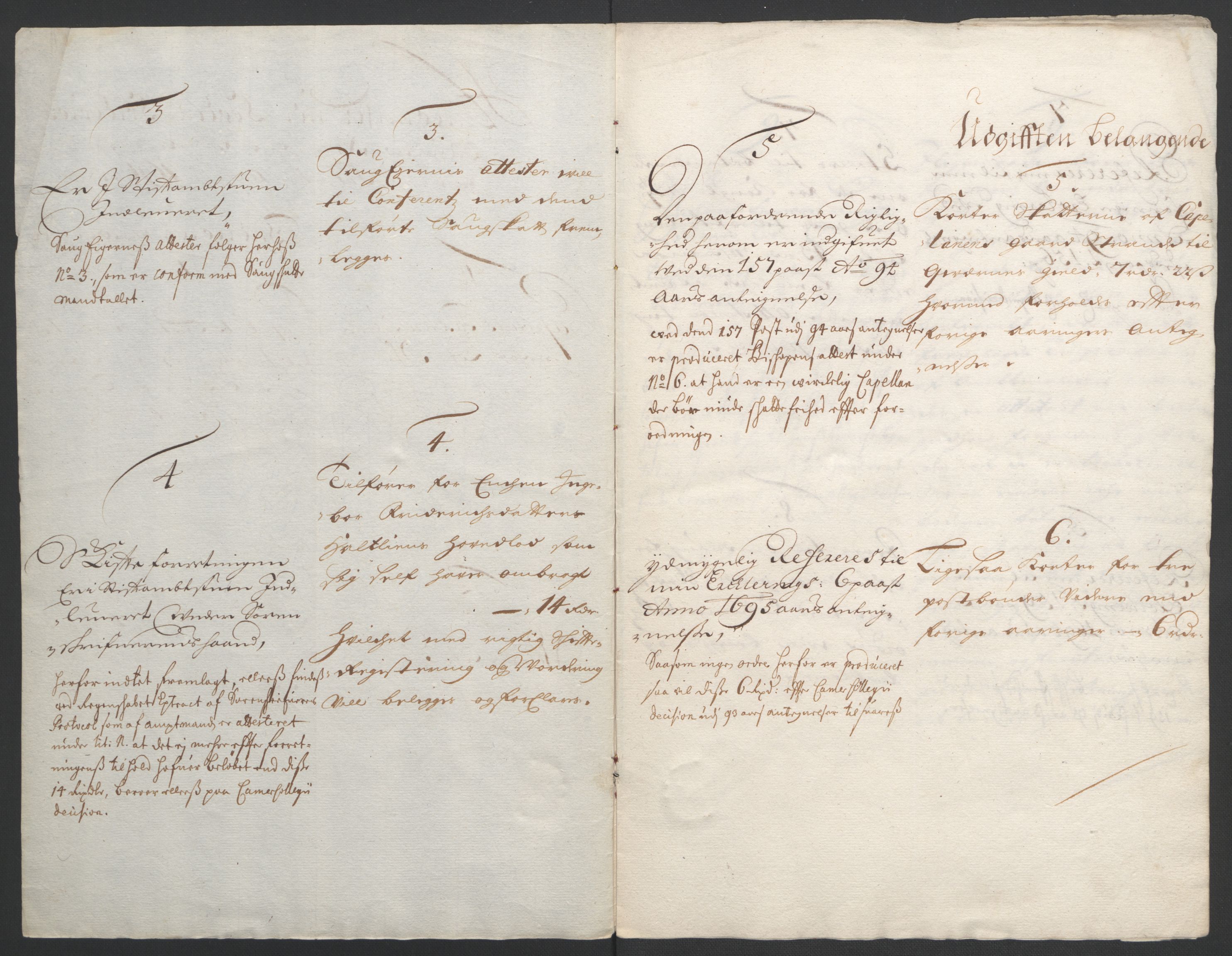 Rentekammeret inntil 1814, Reviderte regnskaper, Fogderegnskap, RA/EA-4092/R56/L3736: Fogderegnskap Nordmøre, 1694-1696, p. 474