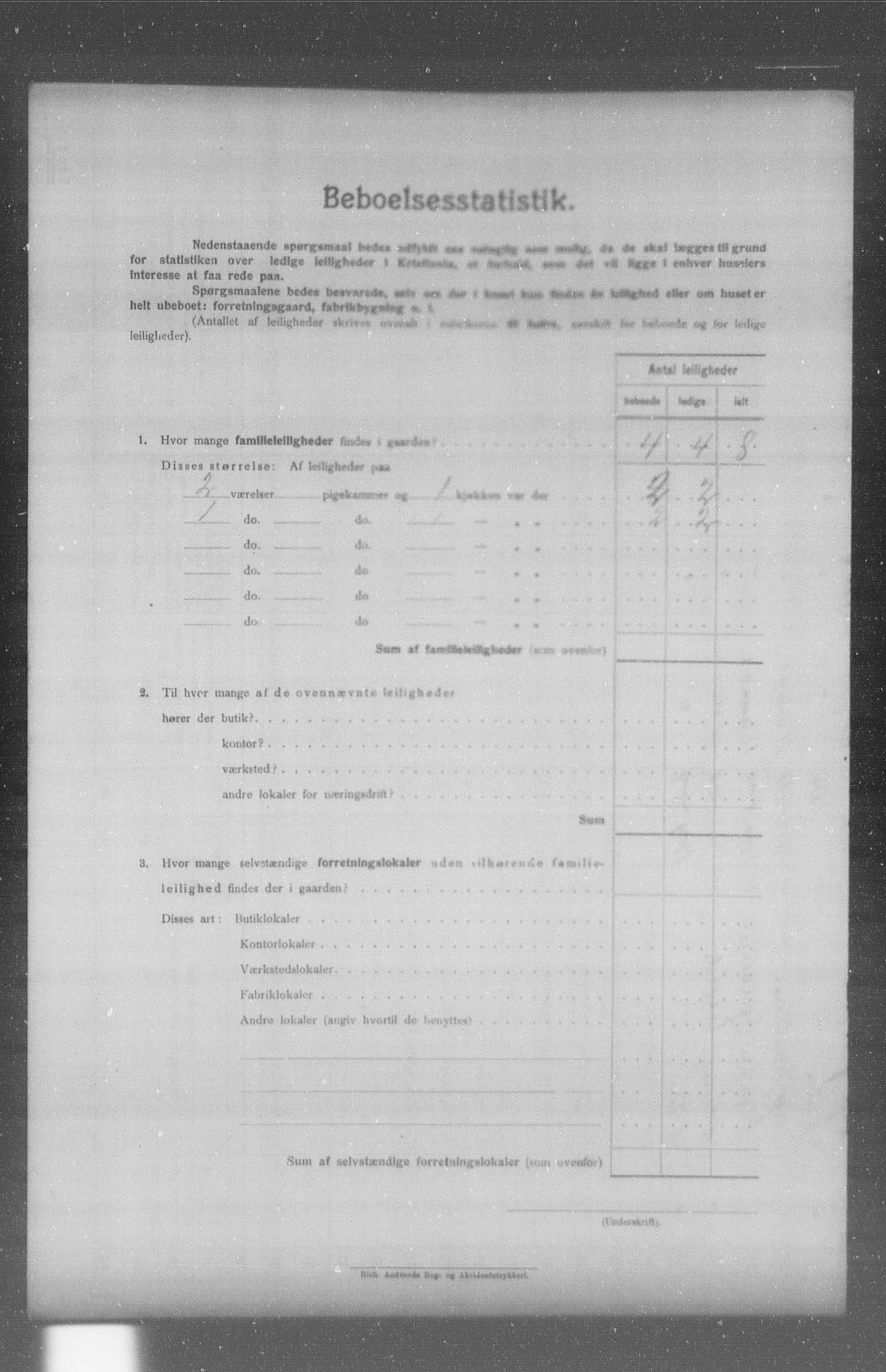 OBA, Municipal Census 1904 for Kristiania, 1904, p. 5432