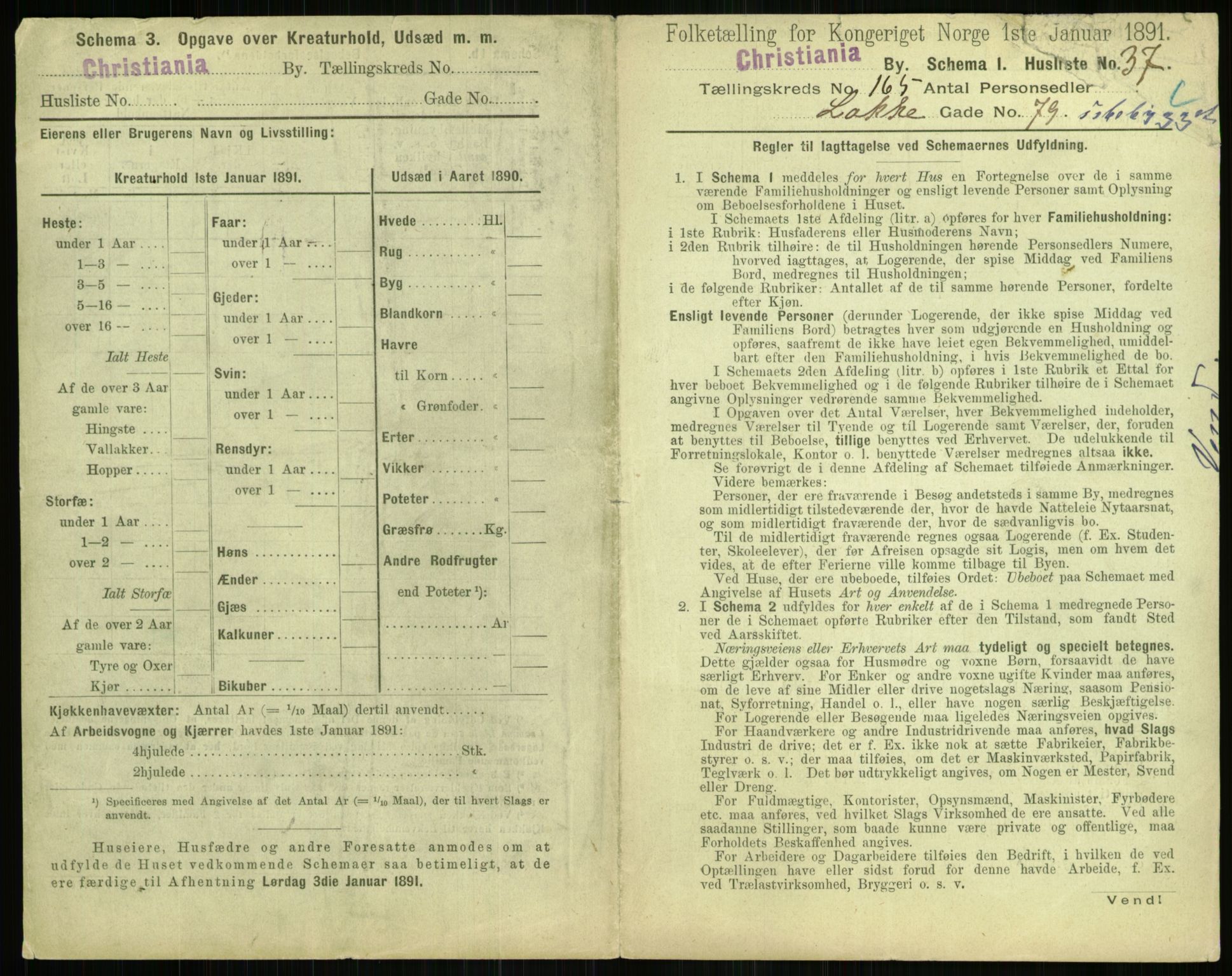 RA, 1891 census for 0301 Kristiania, 1891, p. 95341