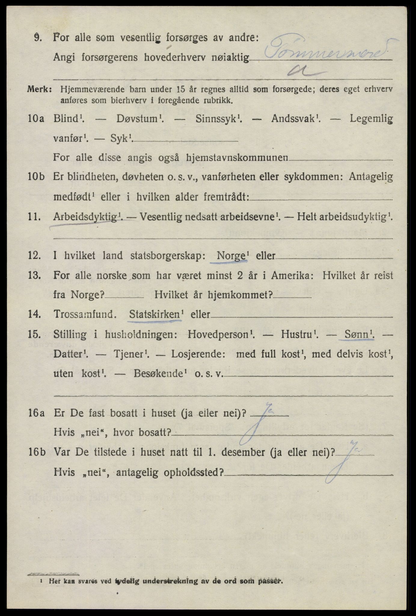 SAO, 1920 census for Eidsberg, 1920, p. 3178