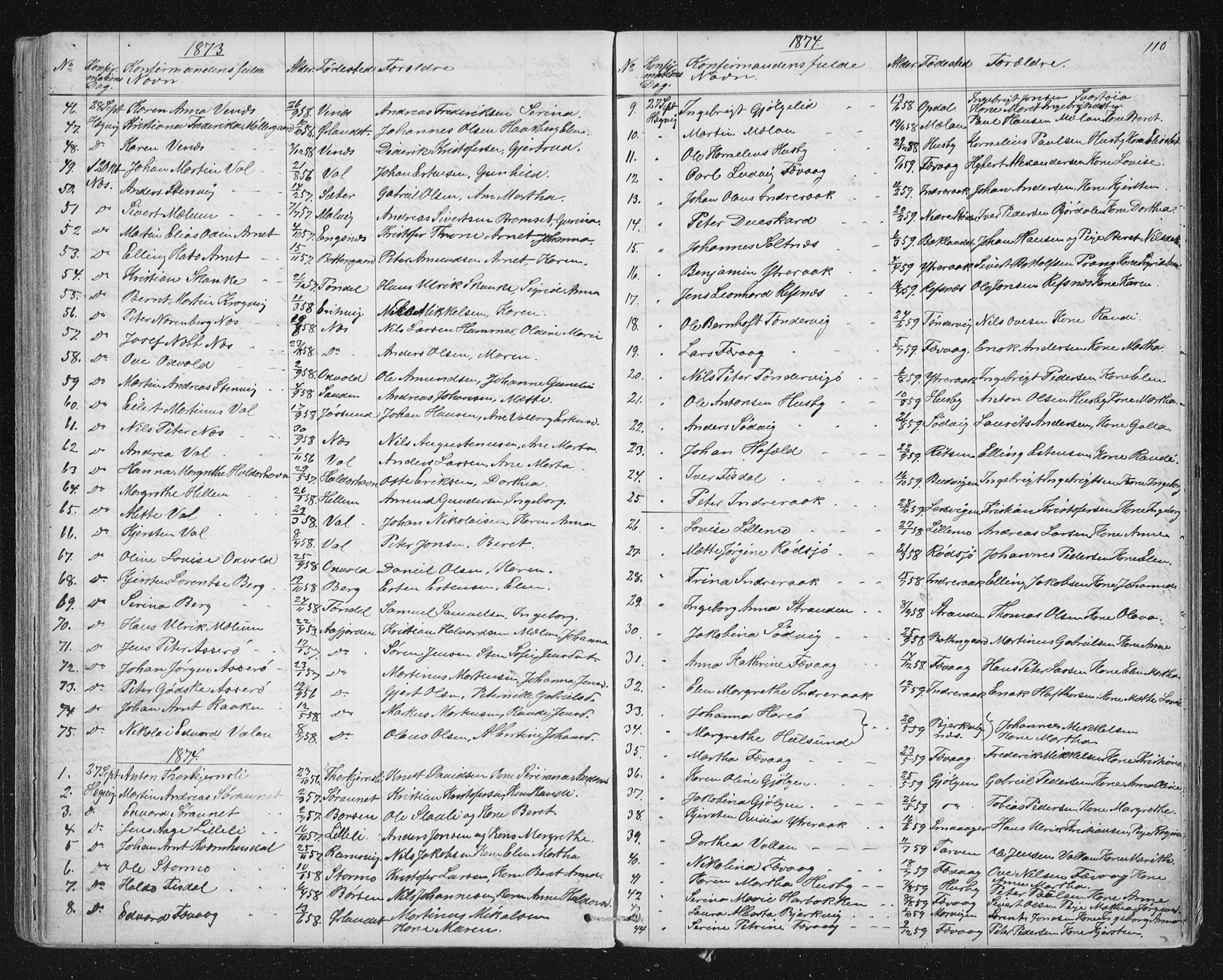 Ministerialprotokoller, klokkerbøker og fødselsregistre - Sør-Trøndelag, SAT/A-1456/651/L0647: Parish register (copy) no. 651C01, 1866-1914, p. 110
