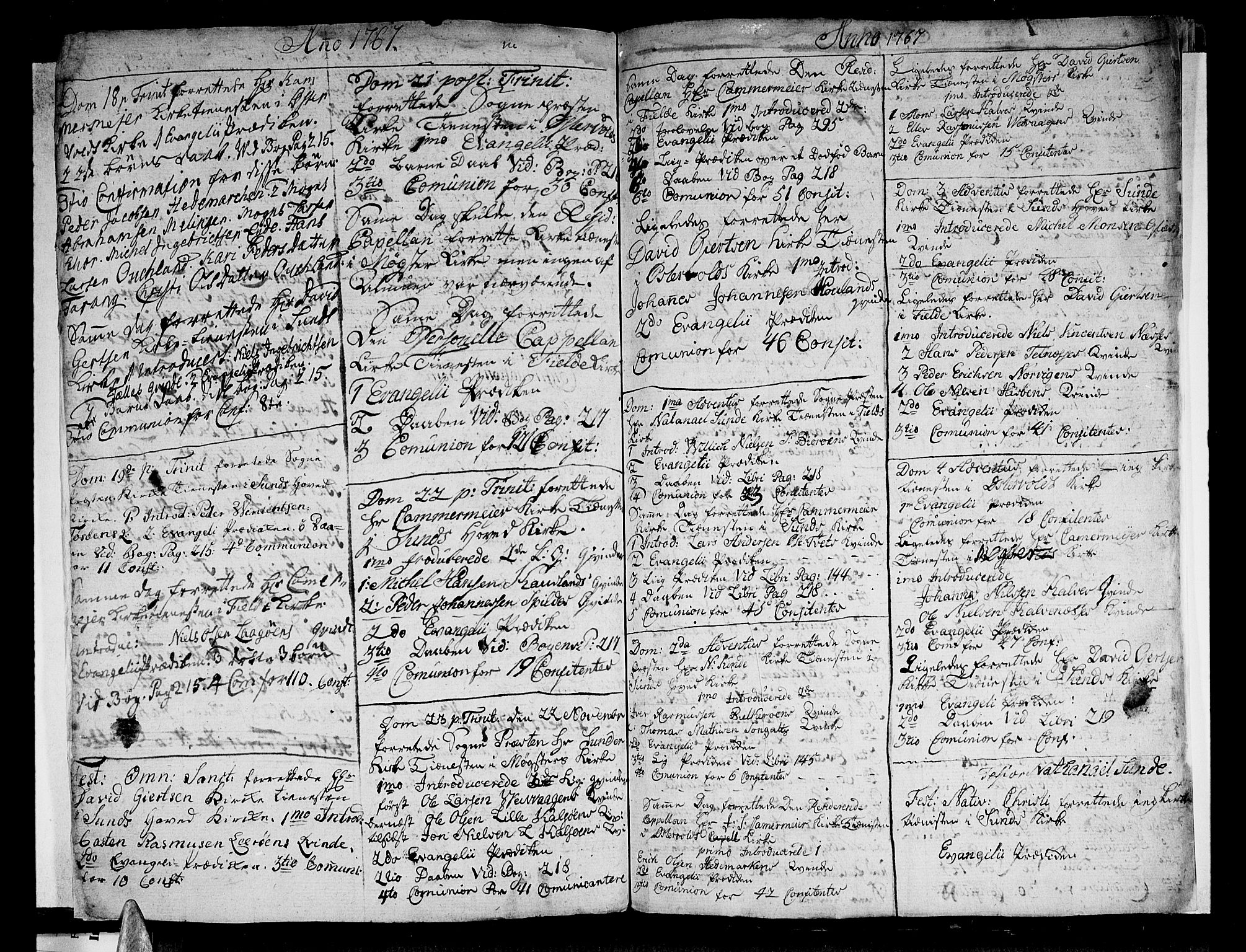 Sund sokneprestembete, AV/SAB-A-99930: Parish register (official) no. A 3, 1740-1769