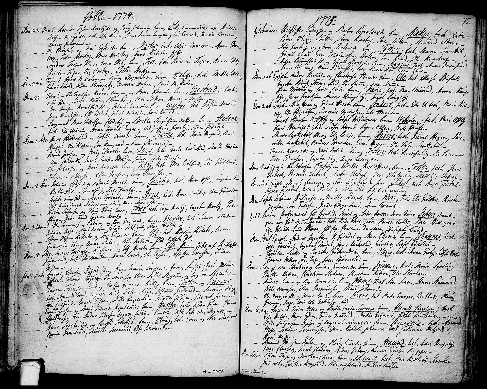 Rakkestad prestekontor Kirkebøker, AV/SAO-A-2008/F/Fa/L0003: Parish register (official) no. I 3, 1752-1777, p. 75