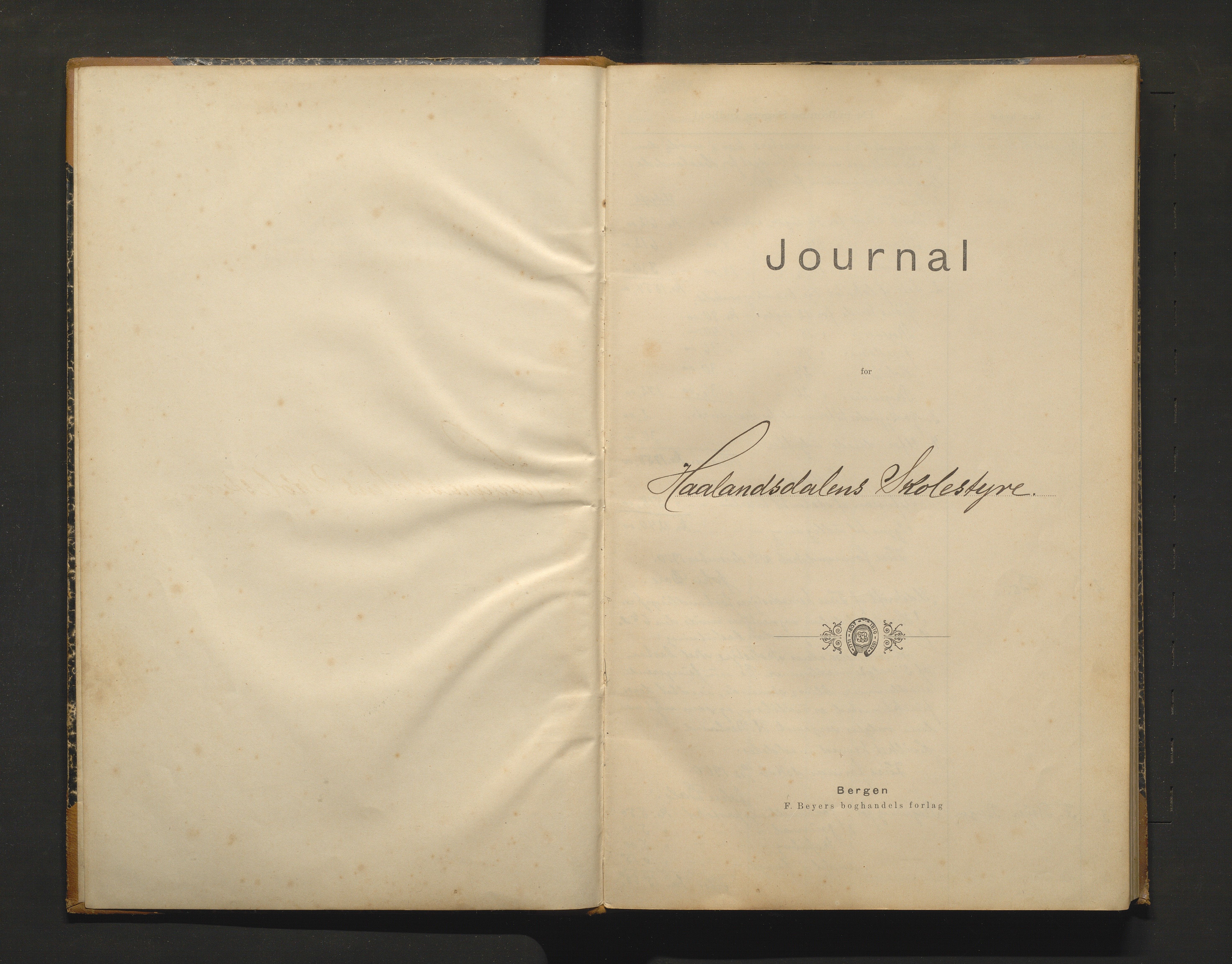 Hålandsdalen kommune. Skulestyret, IKAH/1239-211/C/Ca/L0001: Postjournal for Hålandsdalen skulestyre, 1901-1911