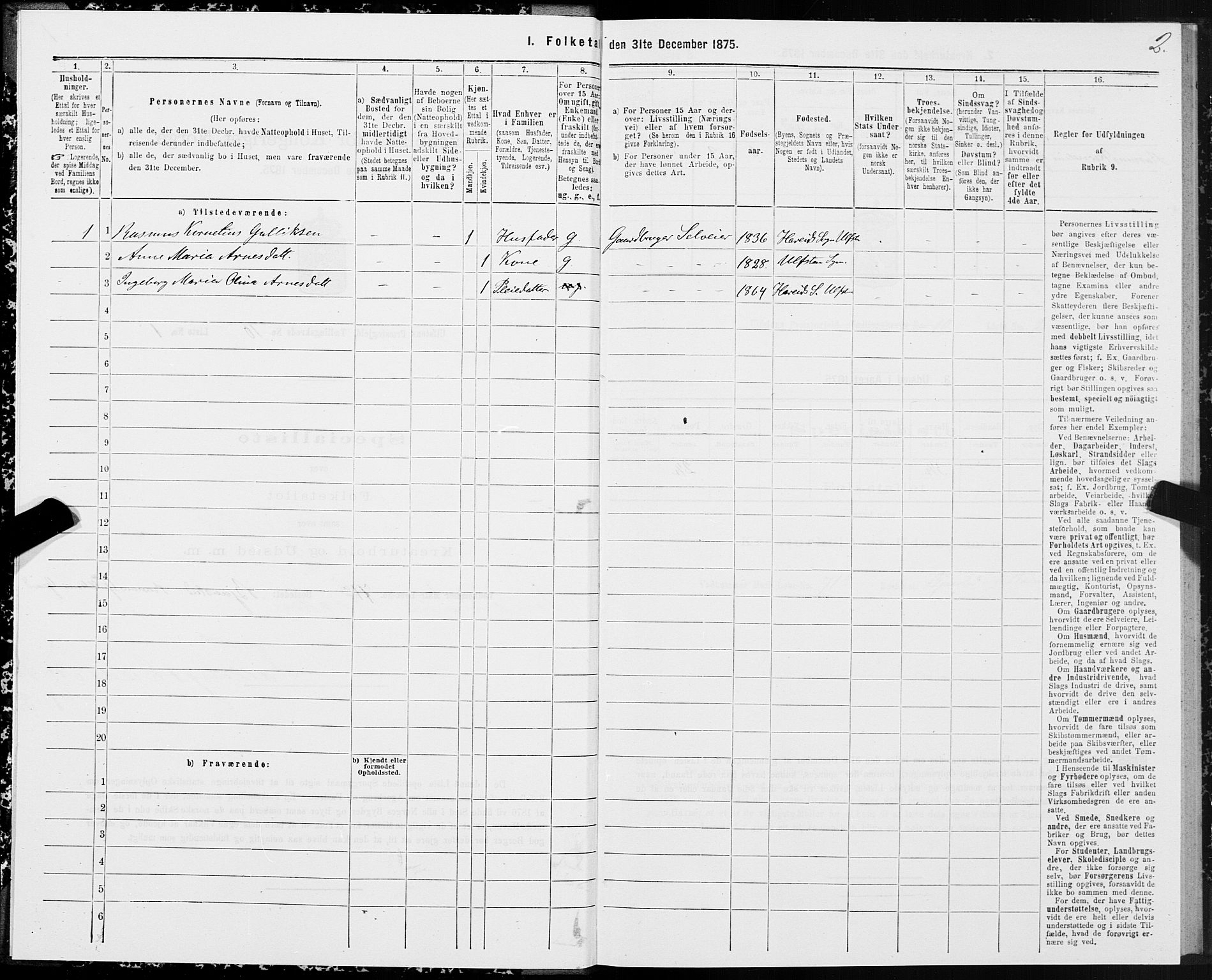 SAT, 1875 census for 1516P Ulstein, 1875, p. 4002