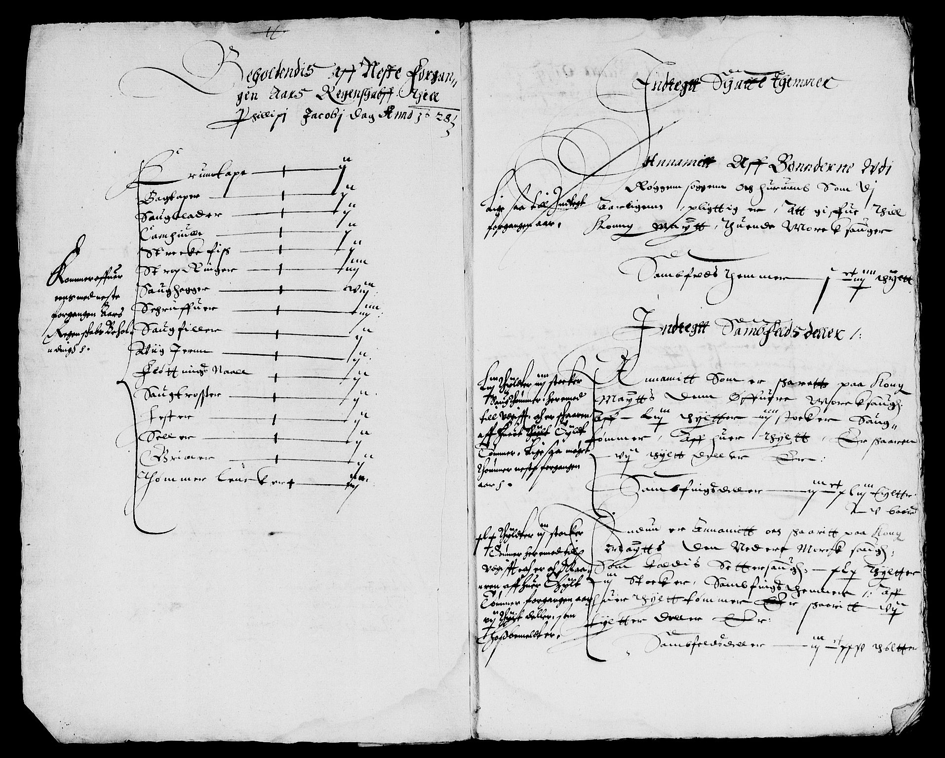 Rentekammeret inntil 1814, Reviderte regnskaper, Lensregnskaper, RA/EA-5023/R/Rb/Rbi/L0001: Mørk sager på Hurum og toll av Follo og Bragernes, 1624-1630