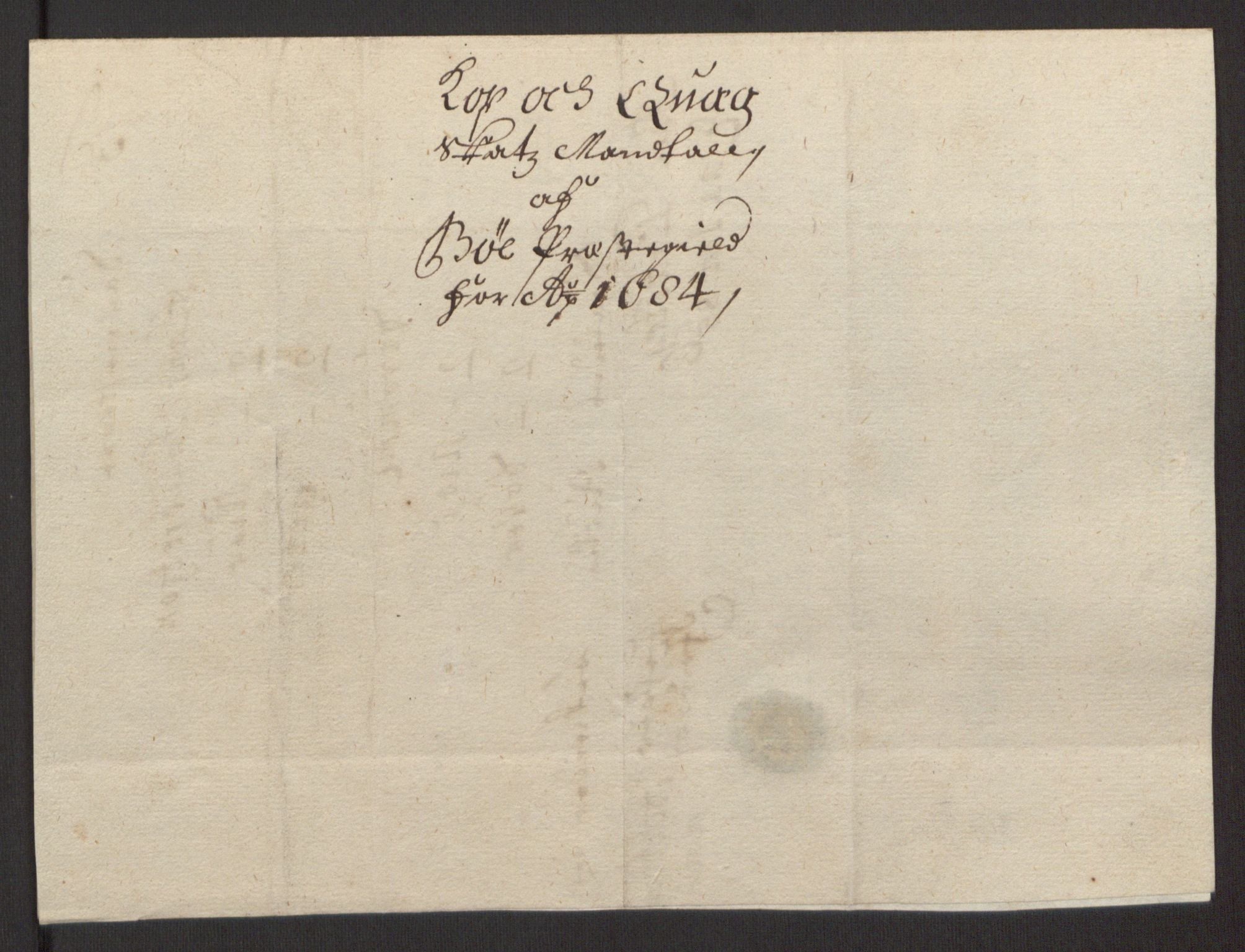 Rentekammeret inntil 1814, Reviderte regnskaper, Fogderegnskap, AV/RA-EA-4092/R35/L2081: Fogderegnskap Øvre og Nedre Telemark, 1680-1684, p. 202