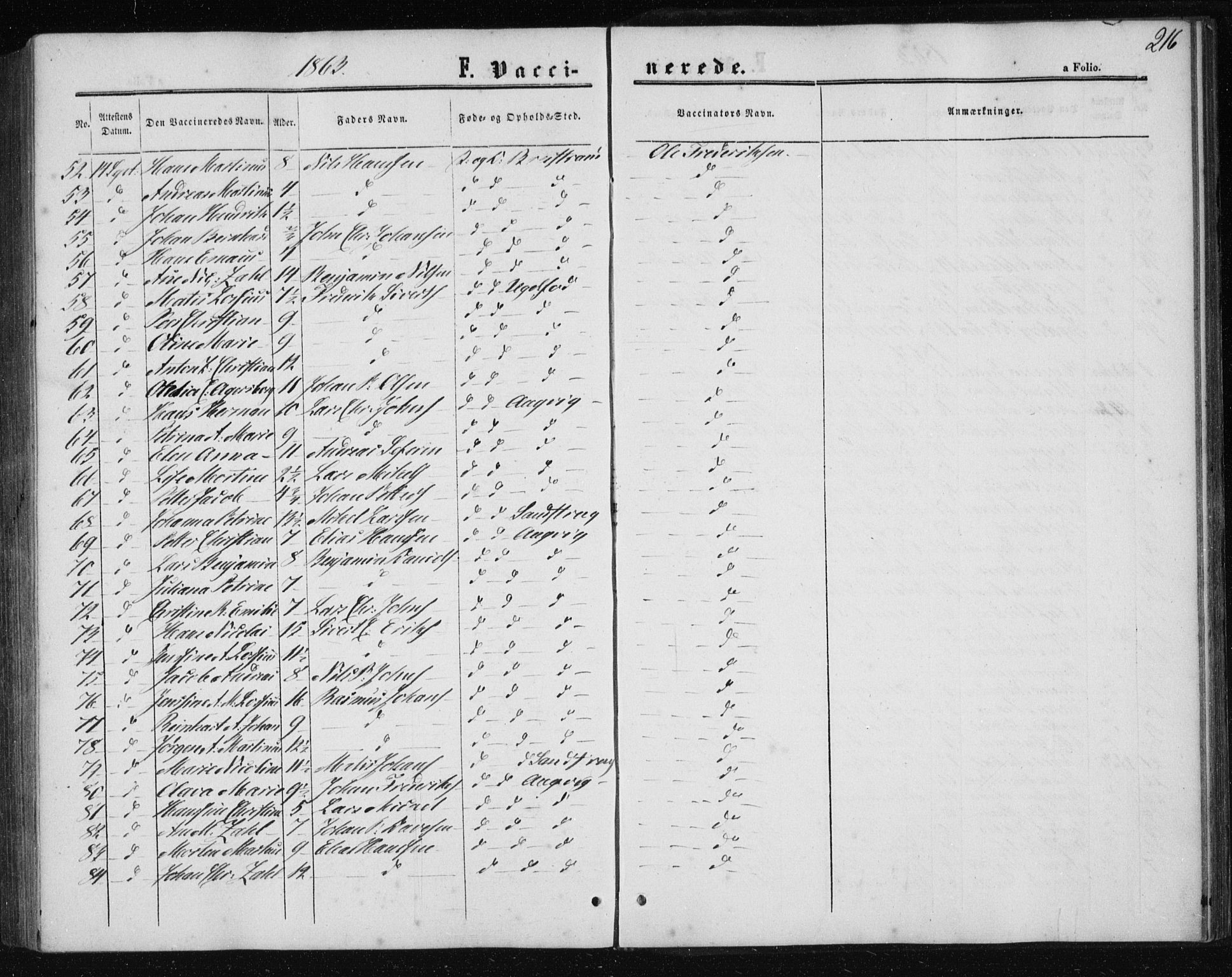 Ministerialprotokoller, klokkerbøker og fødselsregistre - Nordland, AV/SAT-A-1459/834/L0505: Parish register (official) no. 834A03, 1862-1871, p. 216