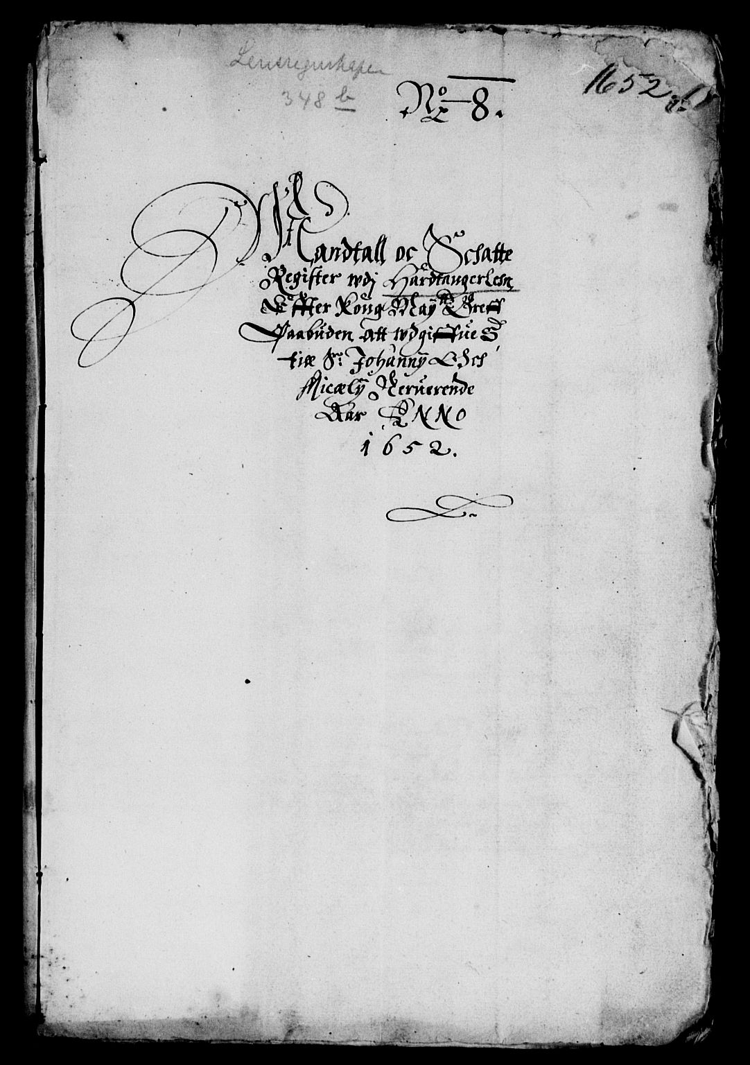 Rentekammeret inntil 1814, Reviderte regnskaper, Lensregnskaper, RA/EA-5023/R/Rb/Rbt/L0124: Bergenhus len, 1652-1654