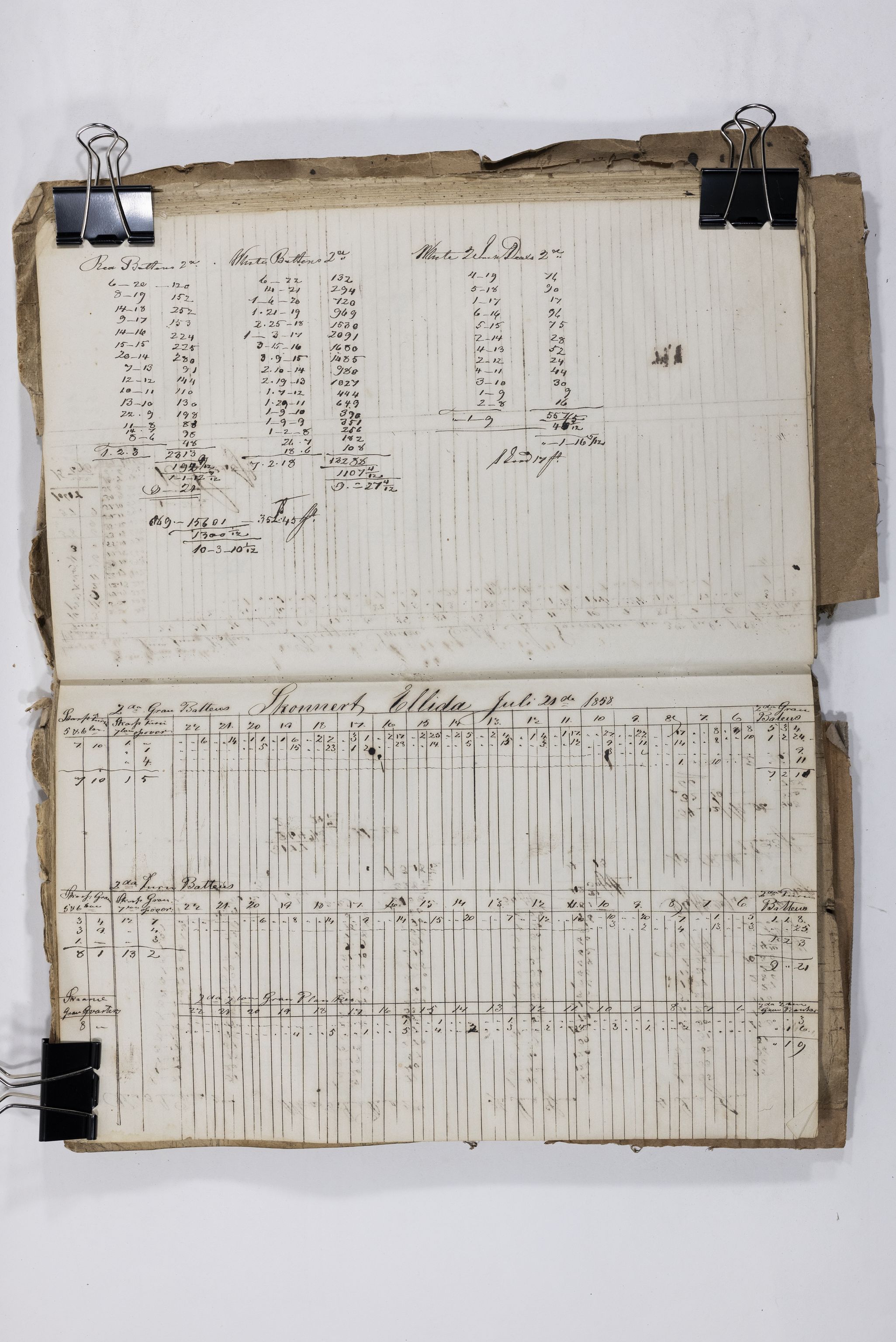 Blehr/ Kjellestad, TEMU/TGM-A-1212/E/Eb/L0007: Ladnings Liste for egne fartøier, 1856-1859, p. 123