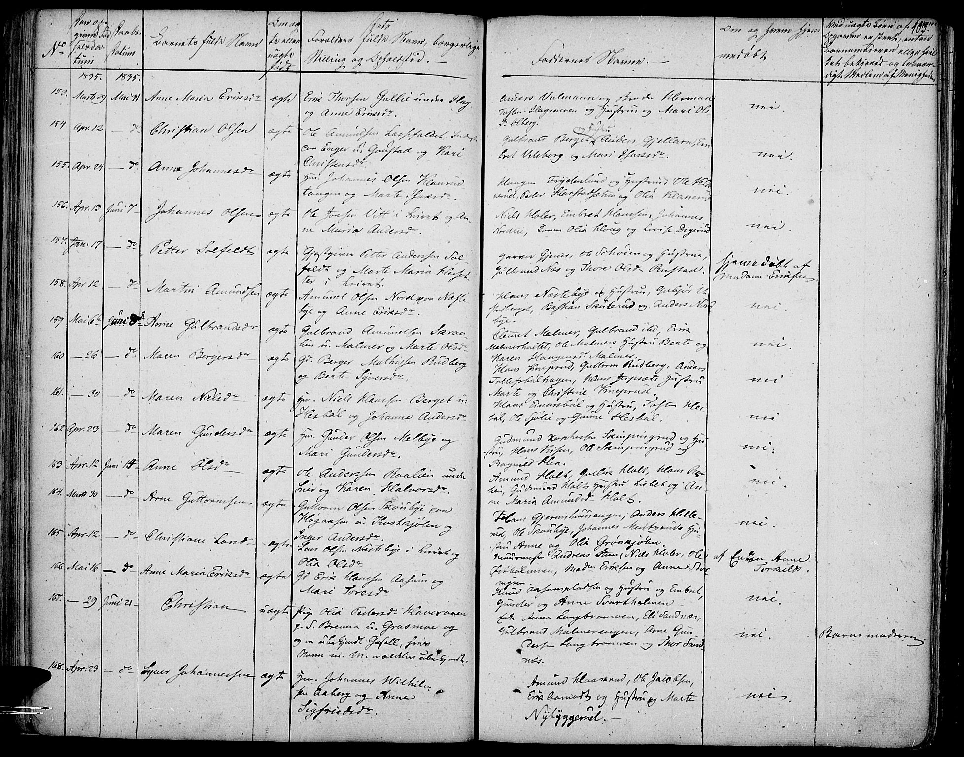 Vinger prestekontor, AV/SAH-PREST-024/H/Ha/Haa/L0007: Parish register (official) no. 7, 1826-1839, p. 103