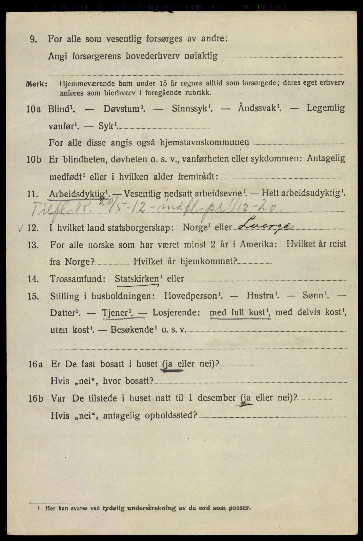 SAO, 1920 census for Kristiania, 1920, p. 266906