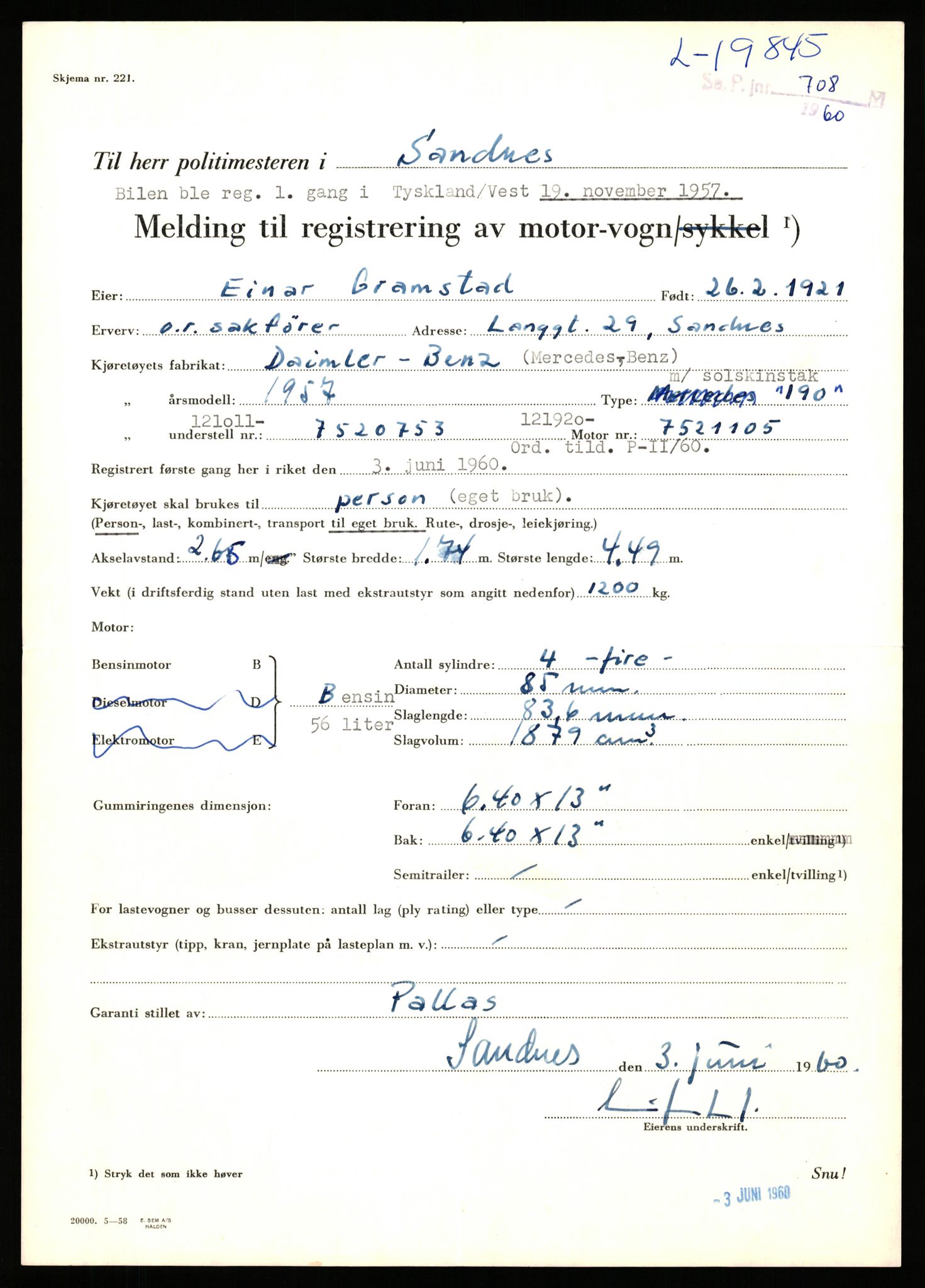 Stavanger trafikkstasjon, AV/SAST-A-101942/0/F/L0035: L-19100 - L-19999, 1930-1971, p. 2042