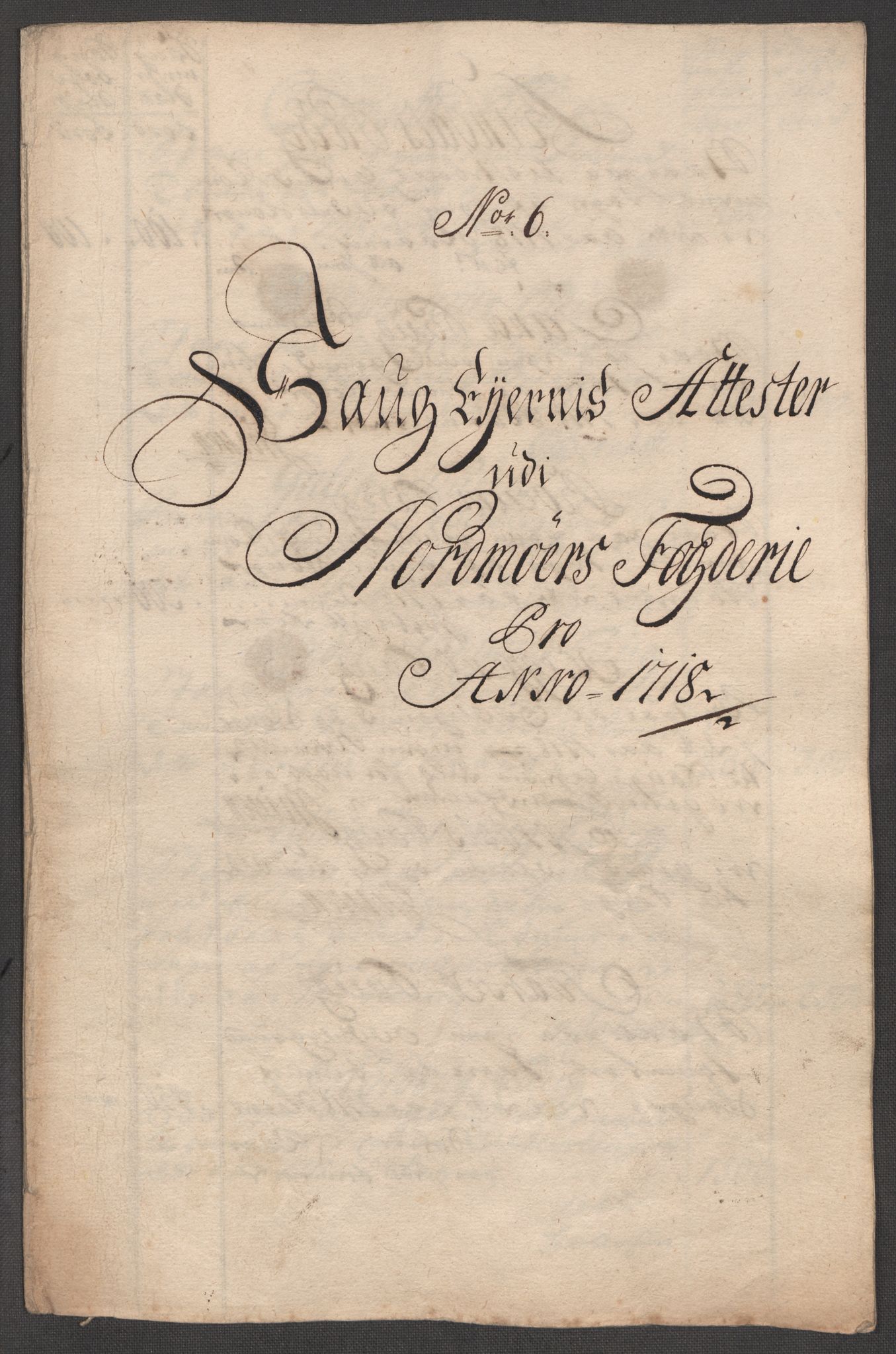 Rentekammeret inntil 1814, Reviderte regnskaper, Fogderegnskap, RA/EA-4092/R56/L3751: Fogderegnskap Nordmøre, 1718, p. 104