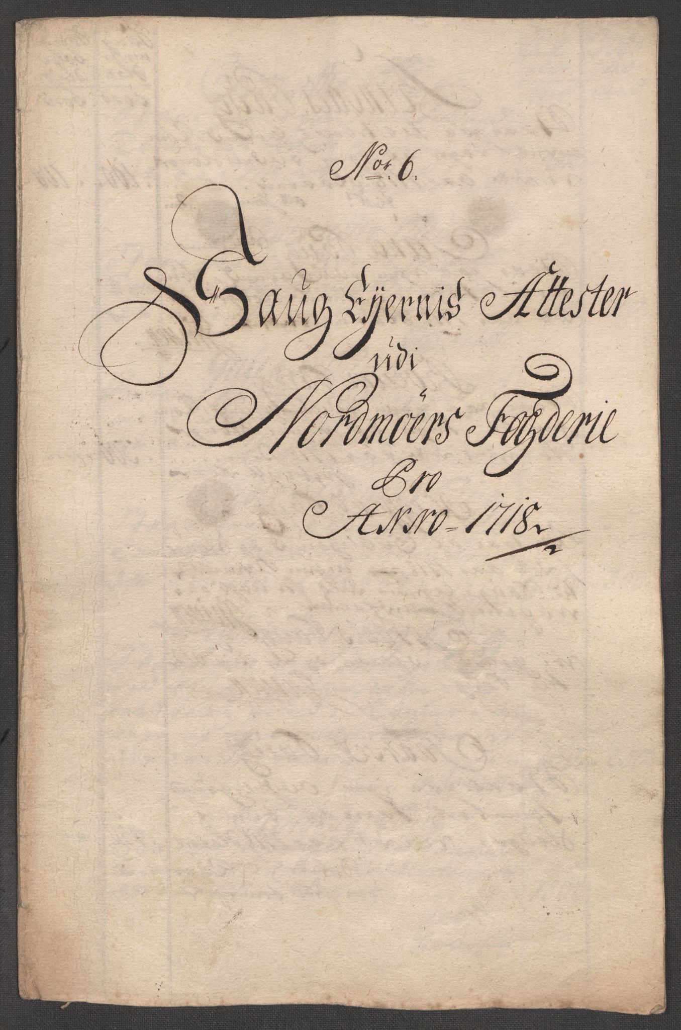 Rentekammeret inntil 1814, Reviderte regnskaper, Fogderegnskap, AV/RA-EA-4092/R56/L3751: Fogderegnskap Nordmøre, 1718, p. 104